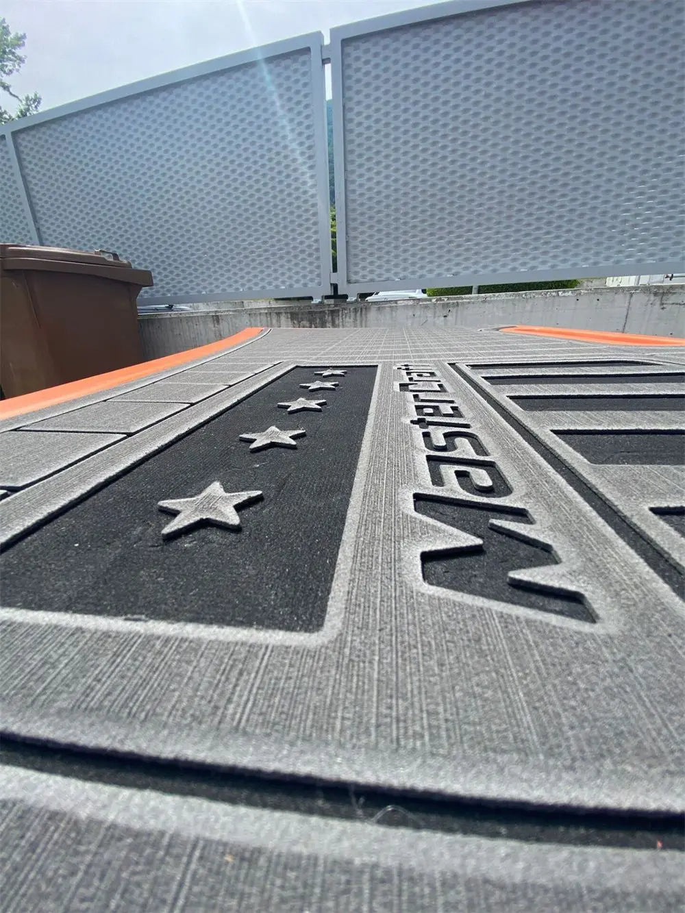2008 MasterCraft X-2 Boat Swim Platform Pad Boat EVA Foam Faux Teak Deck Floor SeaDek MarineMat Gatorstep Style Self Adhesive Wholesale Hub