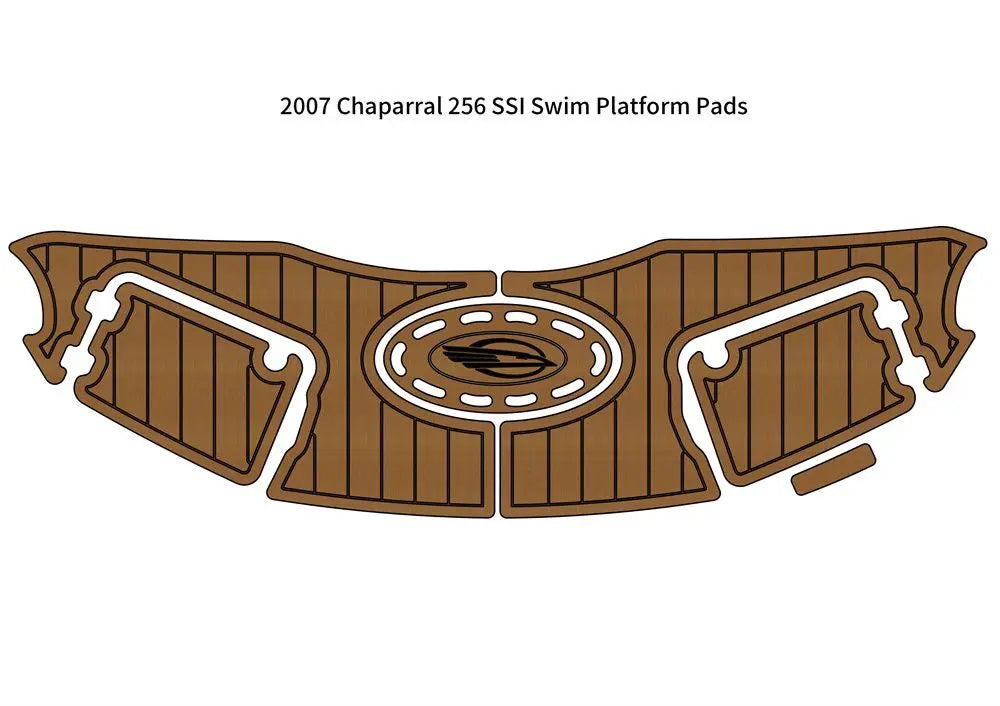 2007 Chaparral 256 SSI Swim Platform Pad Boat EVA Foam Teak Deck Floor Pad Mat SeaDek MarineMat Gatorstep Style Self Adhesive Wholesale Hub