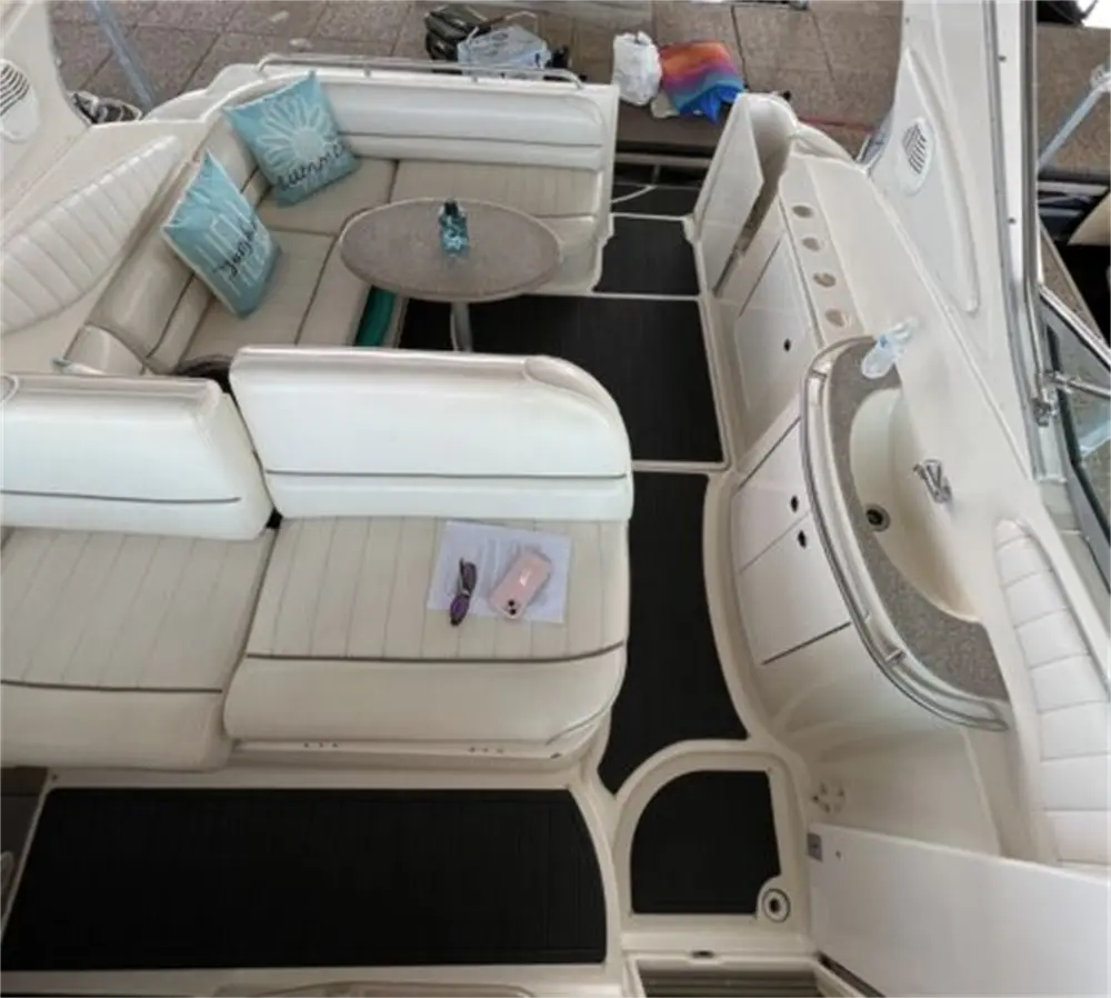 1999 Maxum 3000 SCR Swim Platform Cockpit Pad Boat EVA Faux Foam Teak Deck Floor SeaDek MarineMat Gatorstep Style Self Adhesive Wholesale Hub