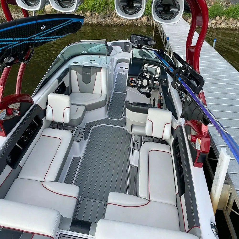 2008 Nautique Super Air 230 Swim Platform Cockpit Boat EVA Foam Teak Floor Pad SeaDek MarineMat Gatorstep Style Self Adhesive Wholesale Hub