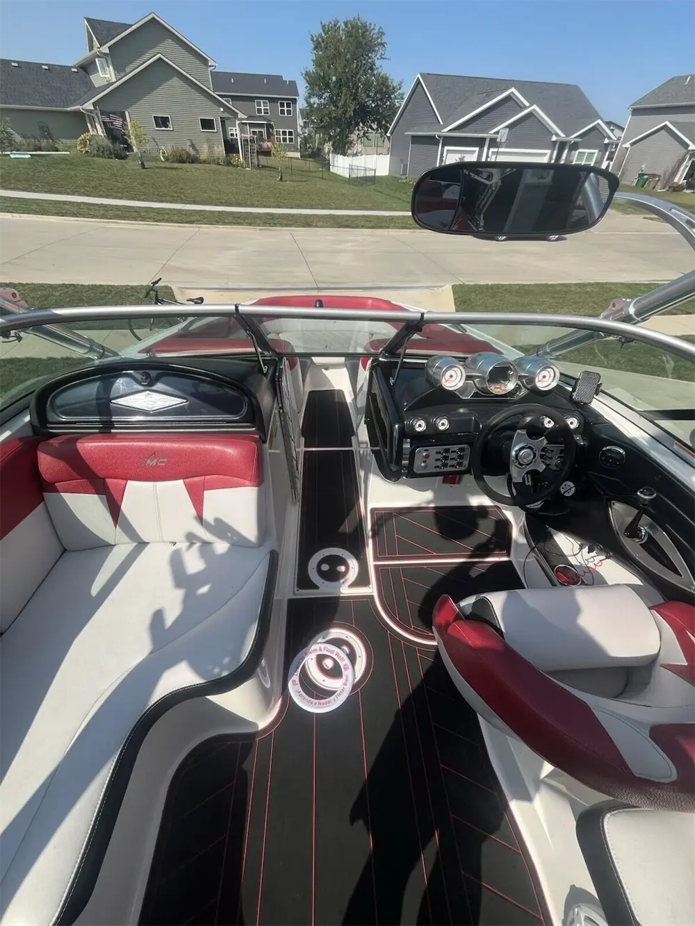 2004-2011 Mastercraft X Star Cockpit Pad Boat EVA Foam Faux Teak Deck Floor Mat SeaDek MarineMat Gatorstep Style Self Adhesive Wholesale Hub