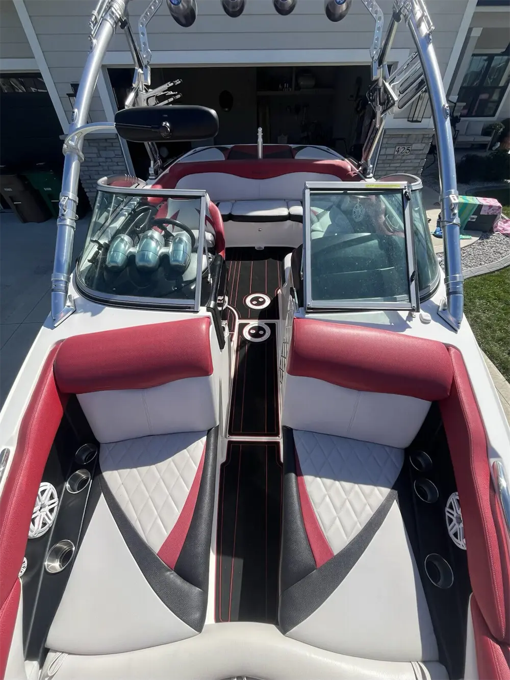 2004-2011 Mastercraft X Star Cockpit Pad Boat EVA Foam Faux Teak Deck Floor Mat SeaDek MarineMat Gatorstep Style Self Adhesive Wholesale Hub