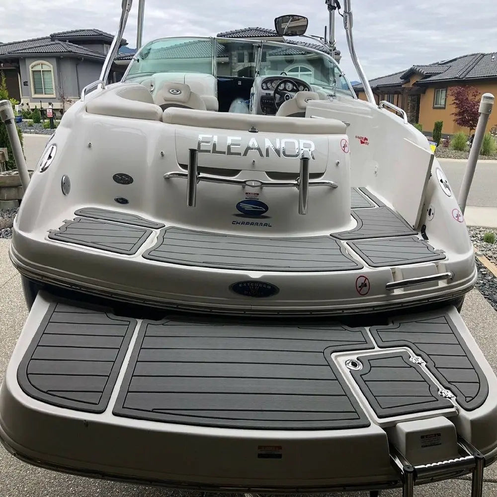 2005 Chaparral 230 SSI Swim Platform Step Boat EVA Foam Teak Deck Floor Pad Mat SeaDek MarineMat Gatorstep Style Self Adhesive Wholesale Hub