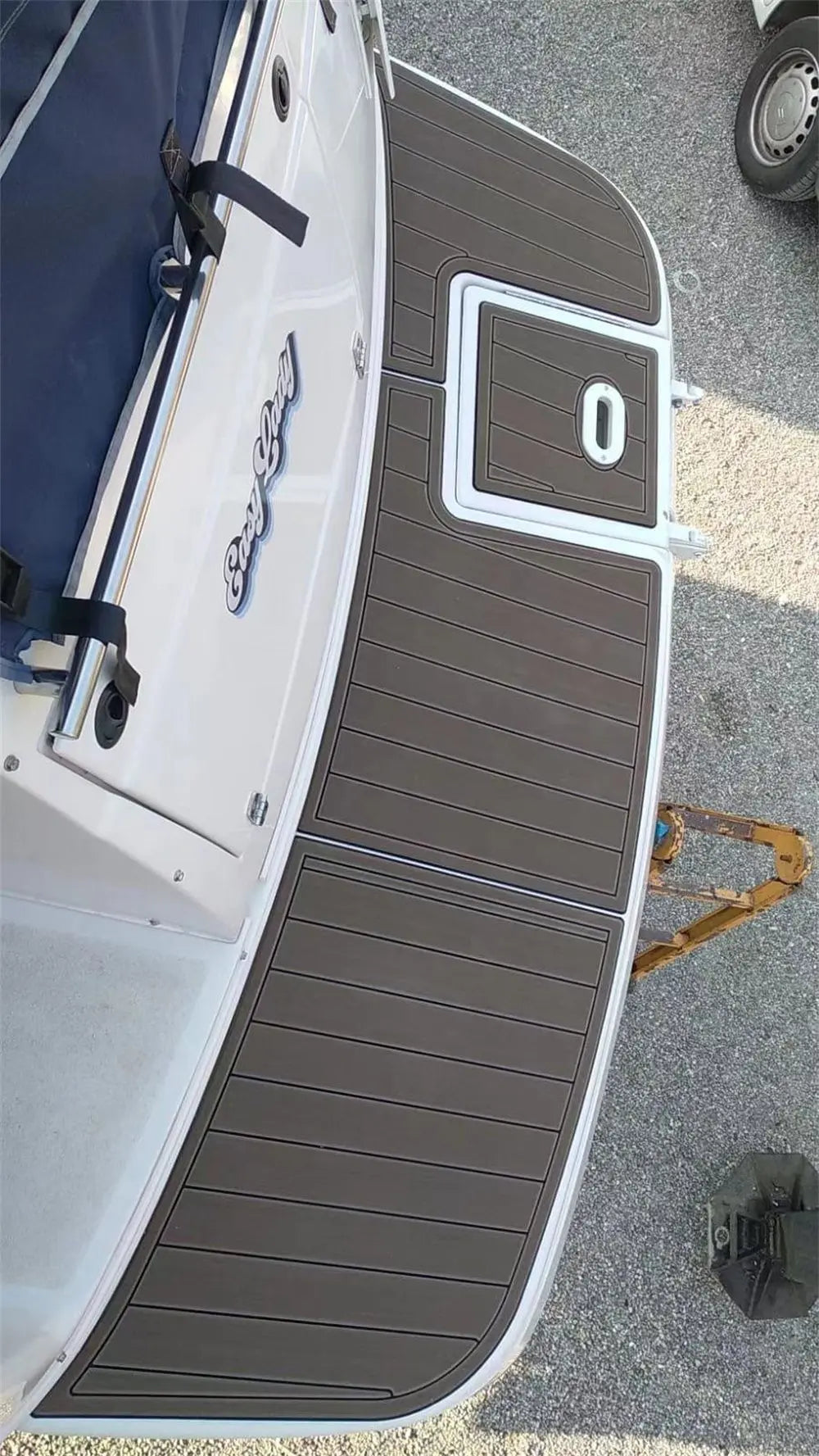 2003 Four Winns 268 Vista Cruiser Swim Platform Boat EVA Foam Teak Floor Pad Mat SeaDek MarineMat Gatorstep Style Self Adhesive Wholesale Hub
