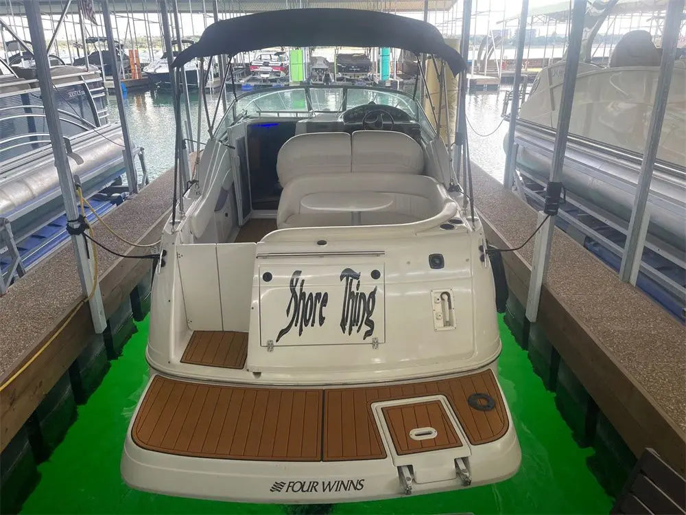 2003 Four Winns 268 Vista Cruiser Swim Platform Boat EVA Foam Teak Floor Pad Mat SeaDek MarineMat Gatorstep Style Self Adhesive Wholesale Hub