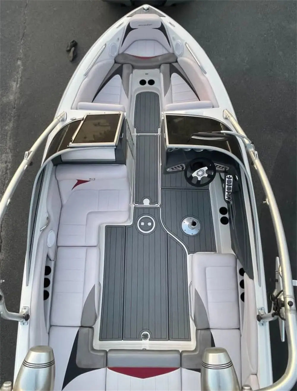 2006-2012 Mastercraft X15 Cockpit Pad Boat EVA Foam Faux Teak Deck Floor Mat SeaDek MarineMat Gatorstep Style Self Adhesive Wholesale Hub