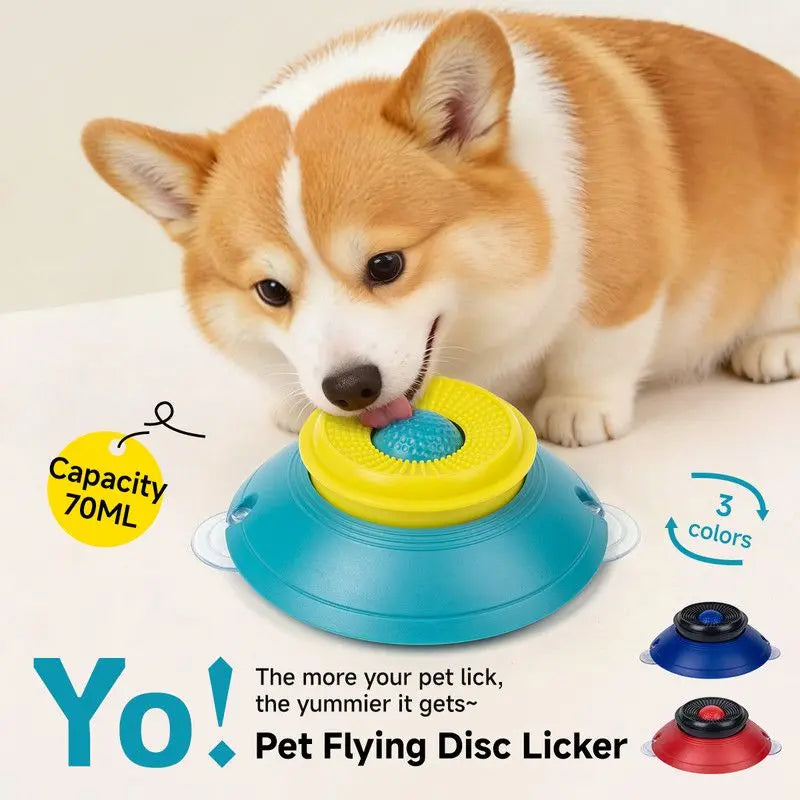 Slow Feeder Lick Bowl, Universal for Cats and Dogs, a Fun and Stimulating Feeding Tool - Red Wholesale Hub