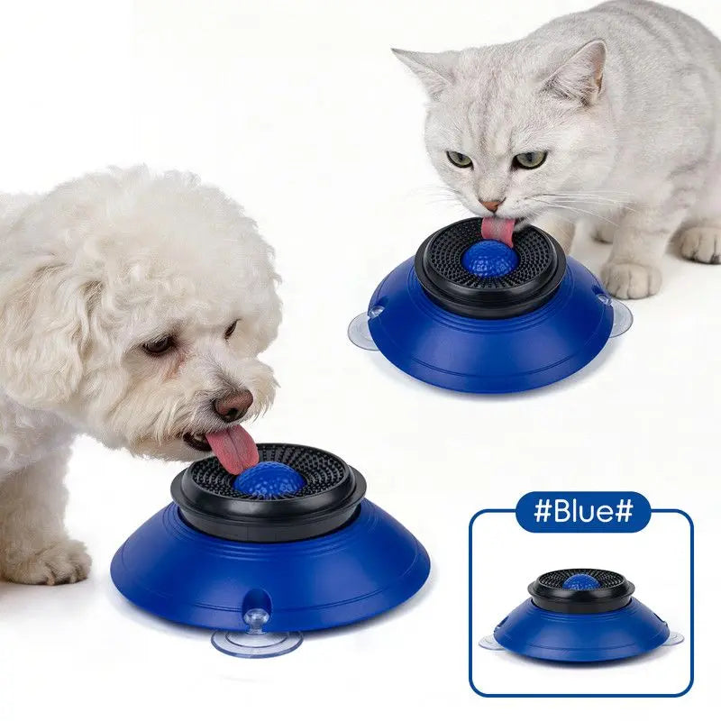 Slow Feeder Lick Bowl, Universal for Cats and Dogs, a Fun and Stimulating Feeding Tool - Blue Wholesale Hub