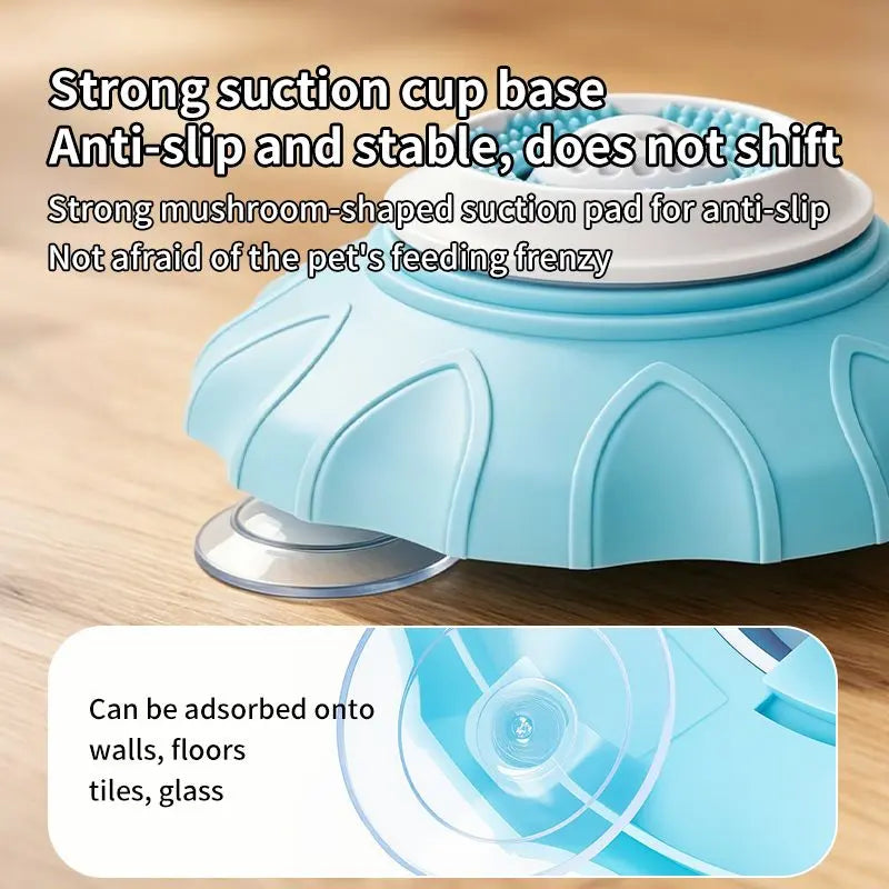 Slow Feeder Bowl for Pets, Non-Slip Puzzle Feeder for Cats and Dogs - Pink Wholesale Hub