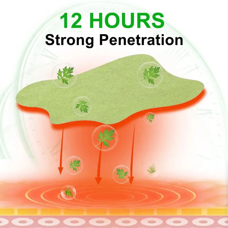 Herbal Mugwort Lumbar Patches: Warm Compress Patches for Lower Back Pain Caused by Muscle Strain or Prolonged Sitting (48 pcs/4 boxes) Wholesale Hub