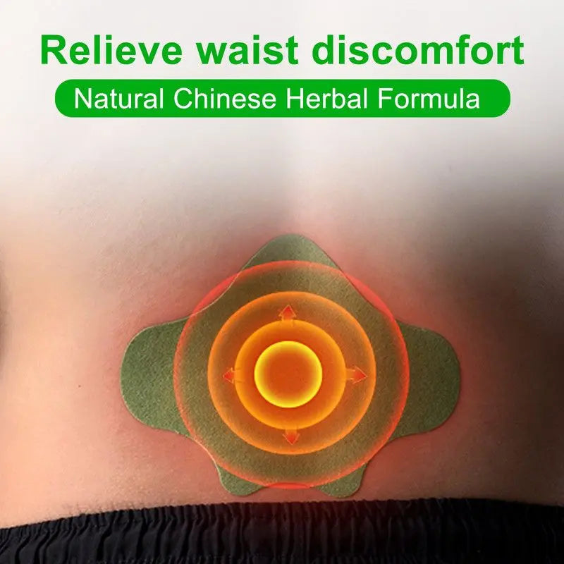 Herbal Mugwort Lumbar Patches: Warm Compress Patches for Lower Back Pain Caused by Muscle Strain or Prolonged Sitting (48 pcs/4 boxes) Wholesale Hub