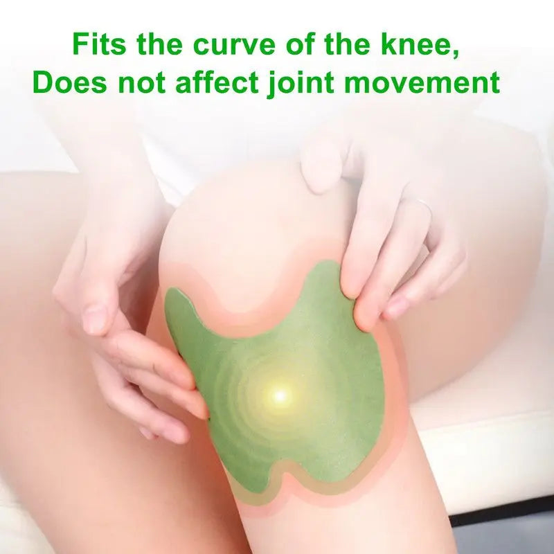 Mugwort Knee Joint Patches: Herbal Warm Compress Patches for Chronic Knee Pain and Relief from Cold Exposure During Exercise (48 pcs/4 boxes) Wholesale Hub