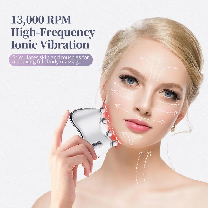 3D roller facial massager that combines massage, gua sha, and beauty treatments. Designed for facial lifting, skin firming, and anti-wrinkle. Wholesale Hub