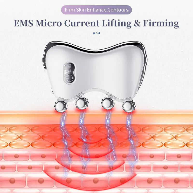 3D roller facial massager that combines massage, gua sha, and beauty treatments. Designed for facial lifting, skin firming, and anti-wrinkle. Wholesale Hub