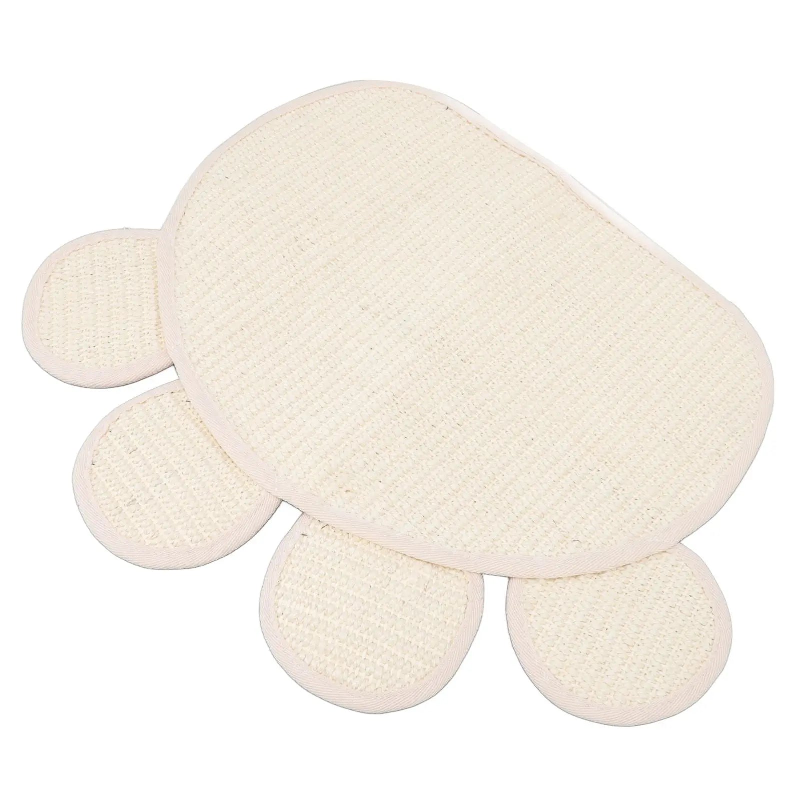 Sisal Cat Scratcher Mat Cute Shape Grinding Claw Protecting Furniture Cat Floor Scratching Pad for Cats Kittens Wholesale Hub