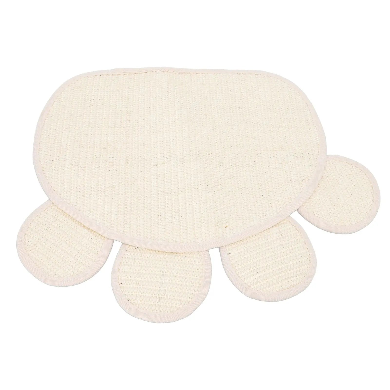 Sisal Cat Scratcher Mat Cute Shape Grinding Claw Protecting Furniture Cat Floor Scratching Pad for Cats Kittens Wholesale Hub