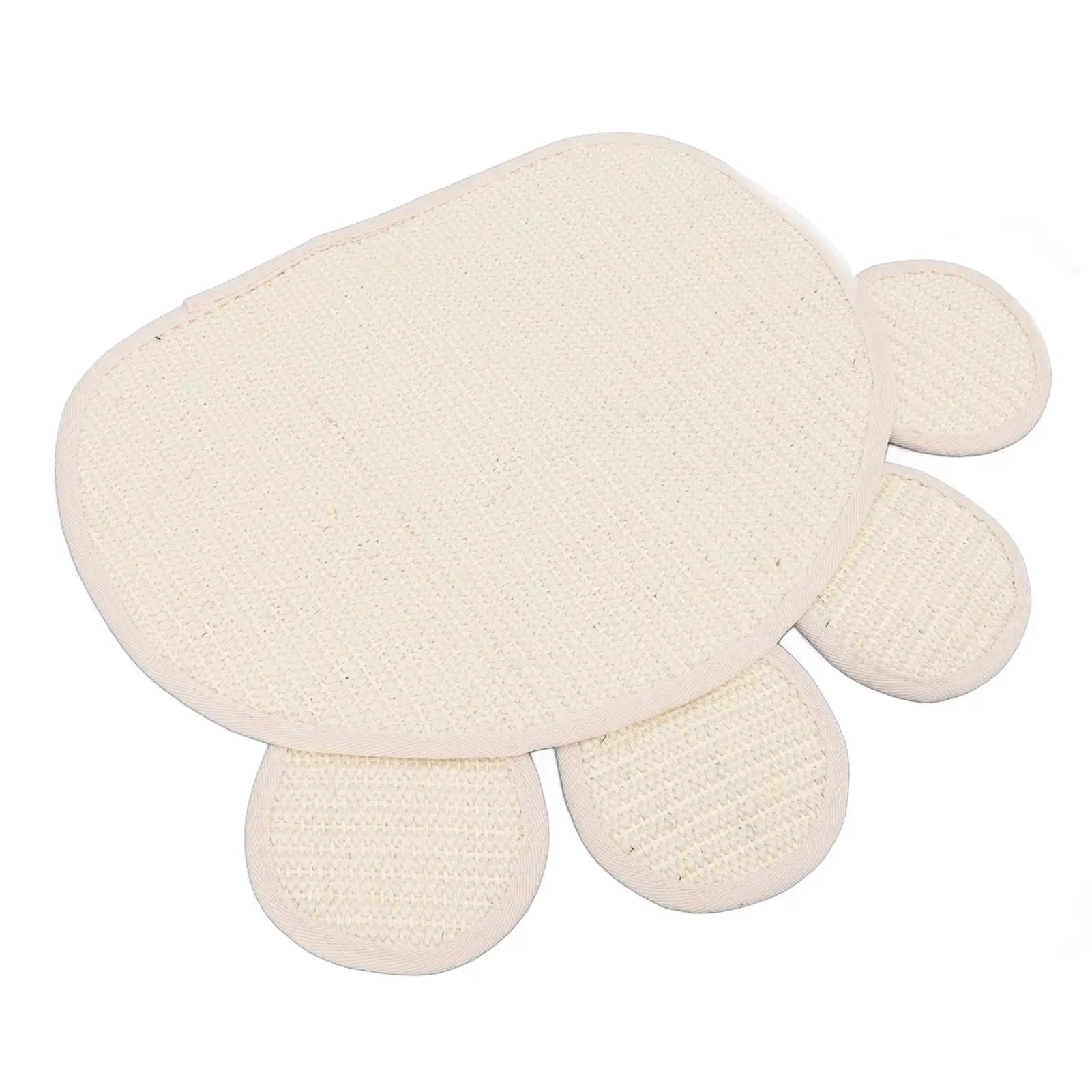 Sisal Cat Scratcher Mat Cute Shape Grinding Claw Protecting Furniture Cat Floor Scratching Pad for Cats Kittens Wholesale Hub