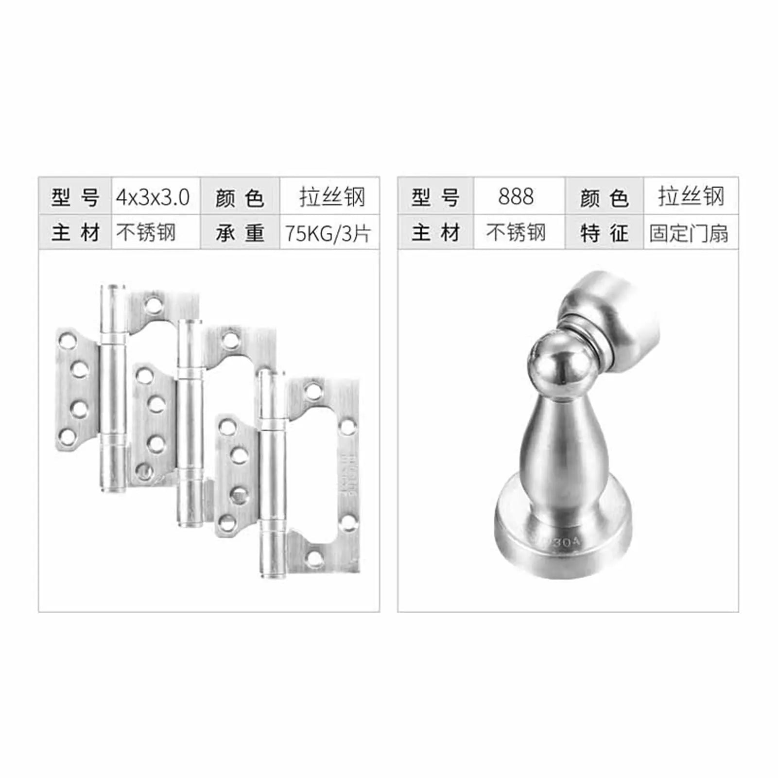 Keyed Entry Door Lock Silent Double Latch Irregular Stainless Steel Door Handle Lock for Bedroom Hotel Balcony Wholesale Hub