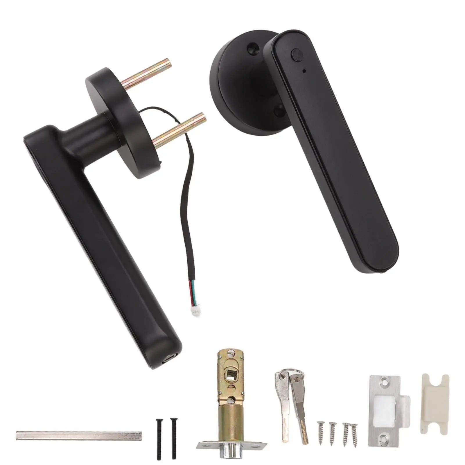Smart Fingerprint Door Lock Password Door Lock for Tuya APP Control for Household Hotel Wholesale Hub