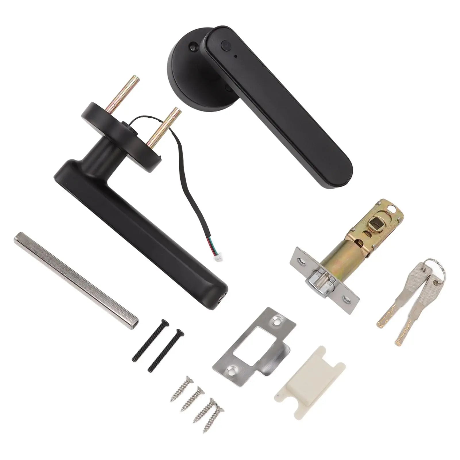 Smart Fingerprint Door Lock Password Door Lock for Tuya APP Control for Household Hotel Wholesale Hub
