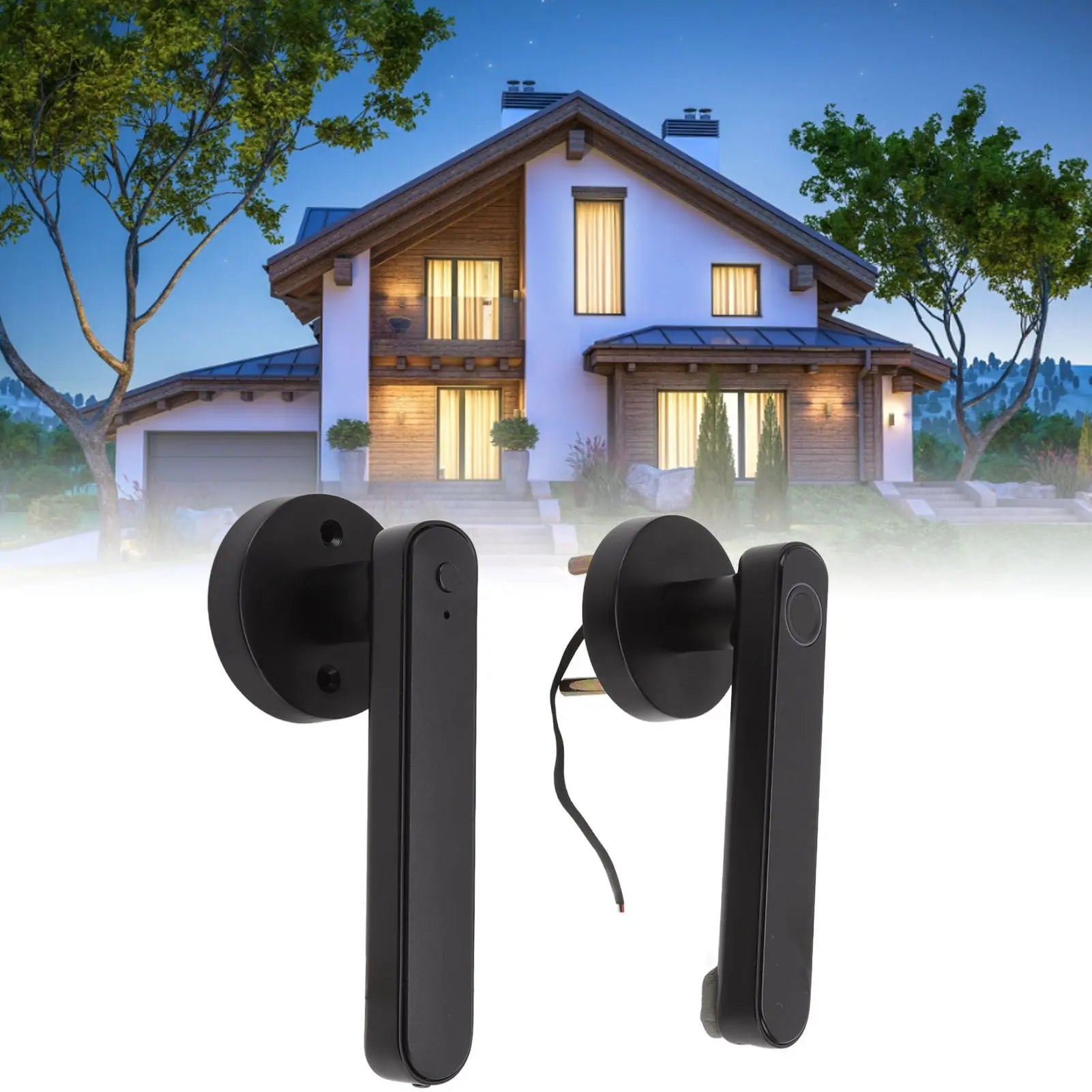 Smart Fingerprint Door Lock Password Door Lock for Tuya APP Control for Household Hotel Wholesale Hub
