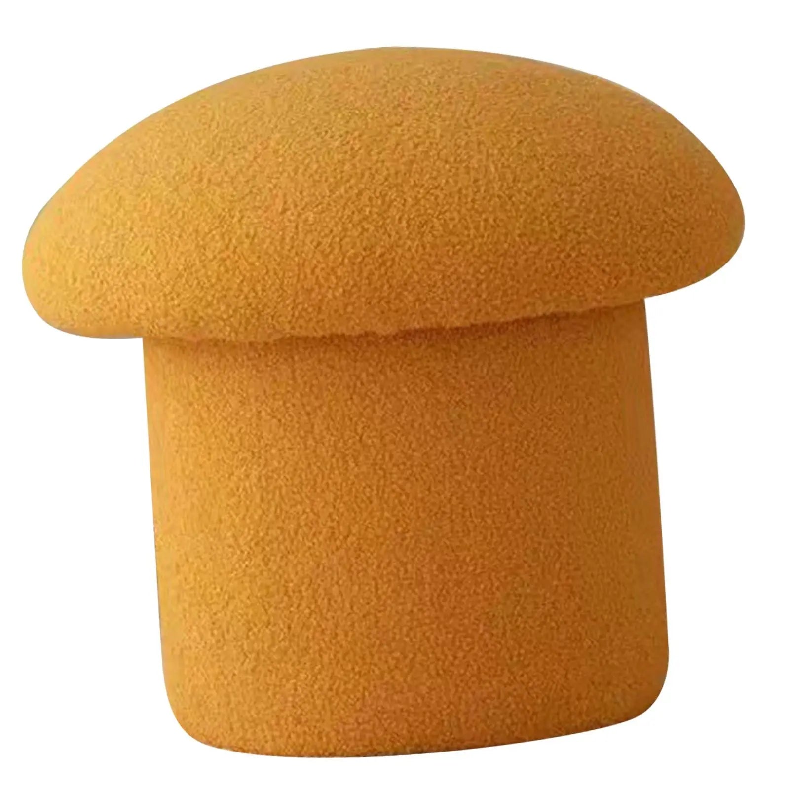 Sofa Bench Simple Modern Elastic Comfortable Soft Round Pine Wooden Foot Stool for Home Decoration Yellow Wholesale Hub