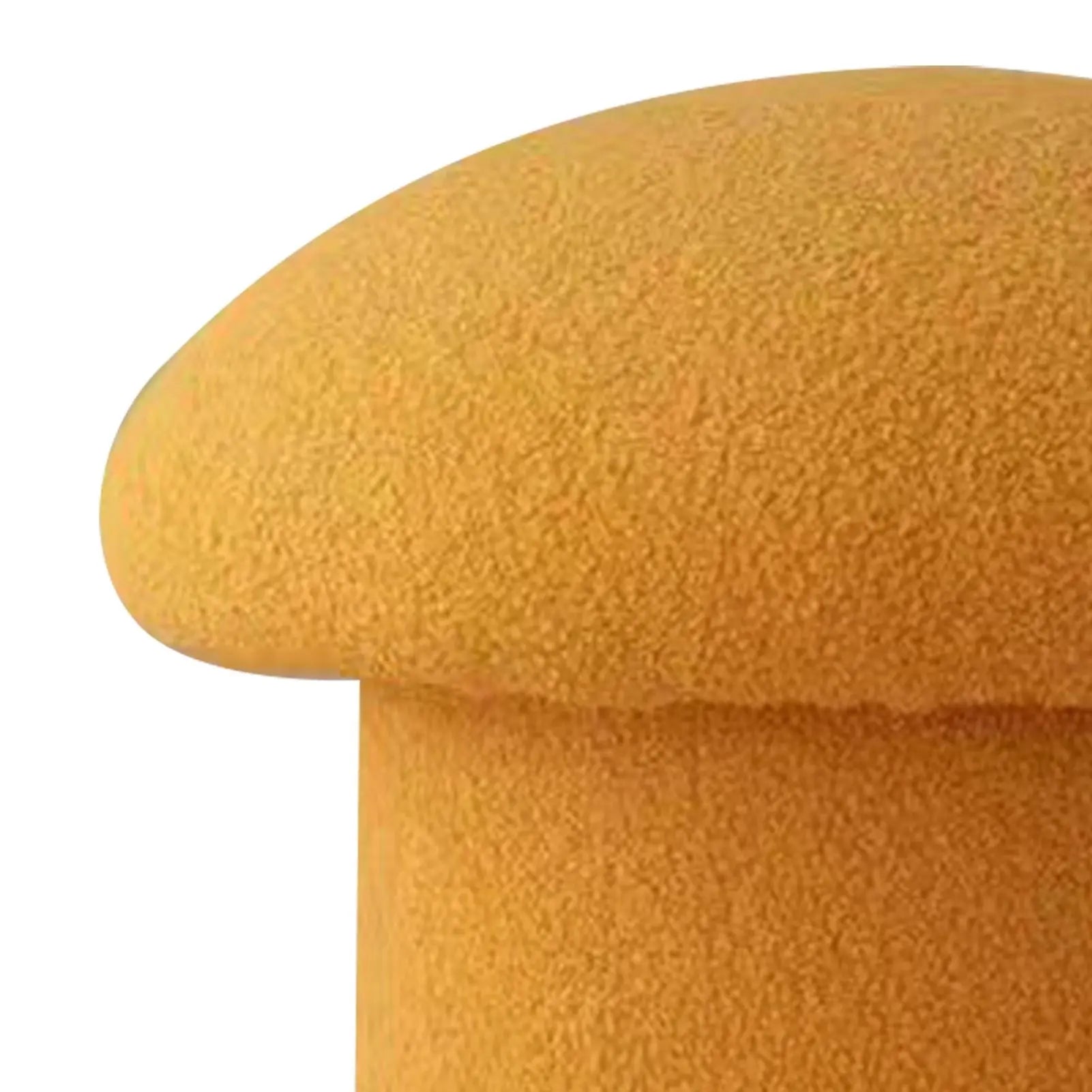 Sofa Bench Simple Modern Elastic Comfortable Soft Round Pine Wooden Foot Stool for Home Decoration Yellow Wholesale Hub