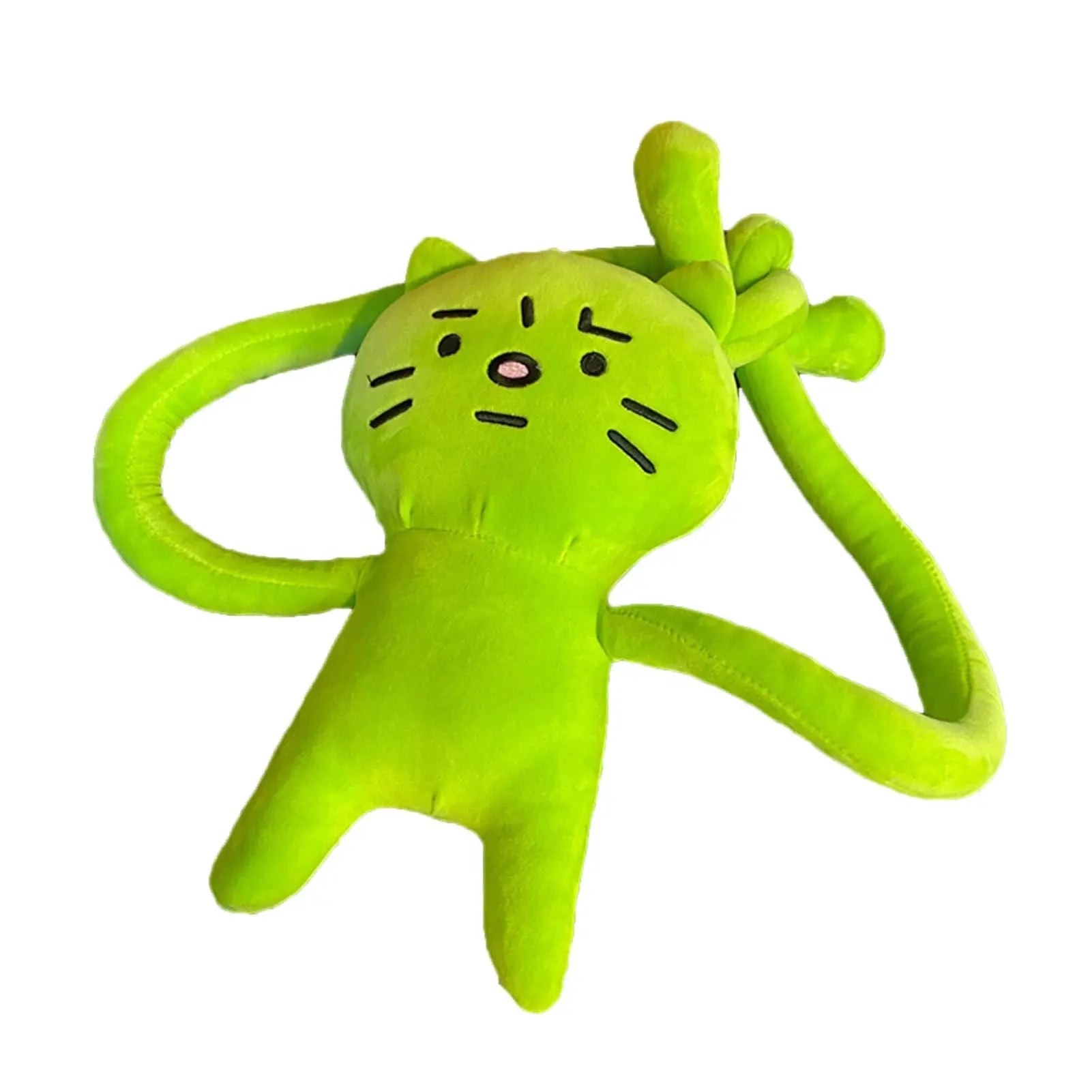 Plush Toy Shoulder Bag Cartoon Long Arm Anxiety Kitty Plush Purse Bag for Shopping Traveling Wholesale Hub