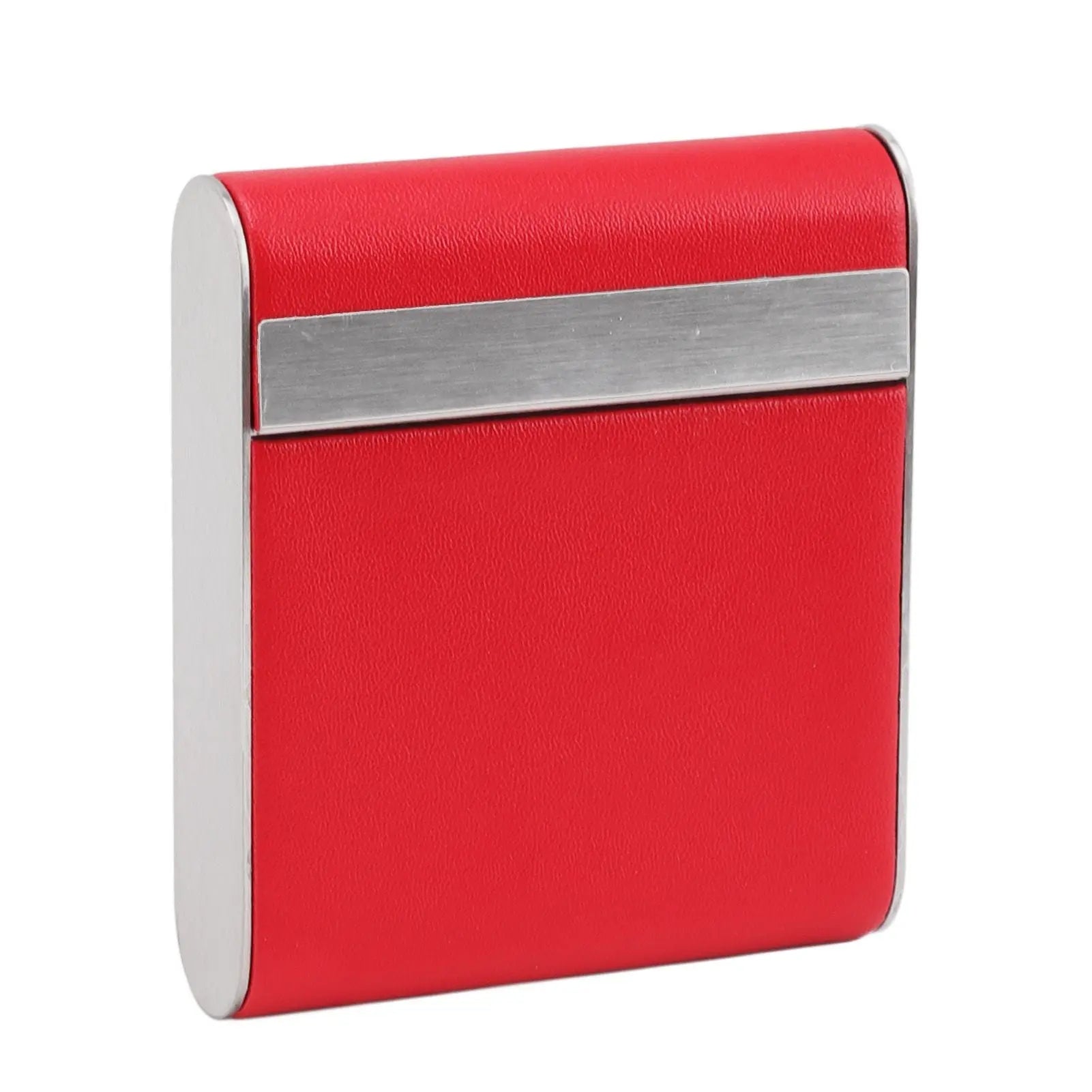 Aluminum Alloy Cigarette Case Box Hold 20pcs Flip for Men Women Smoking Accessories Red Wholesale Hub