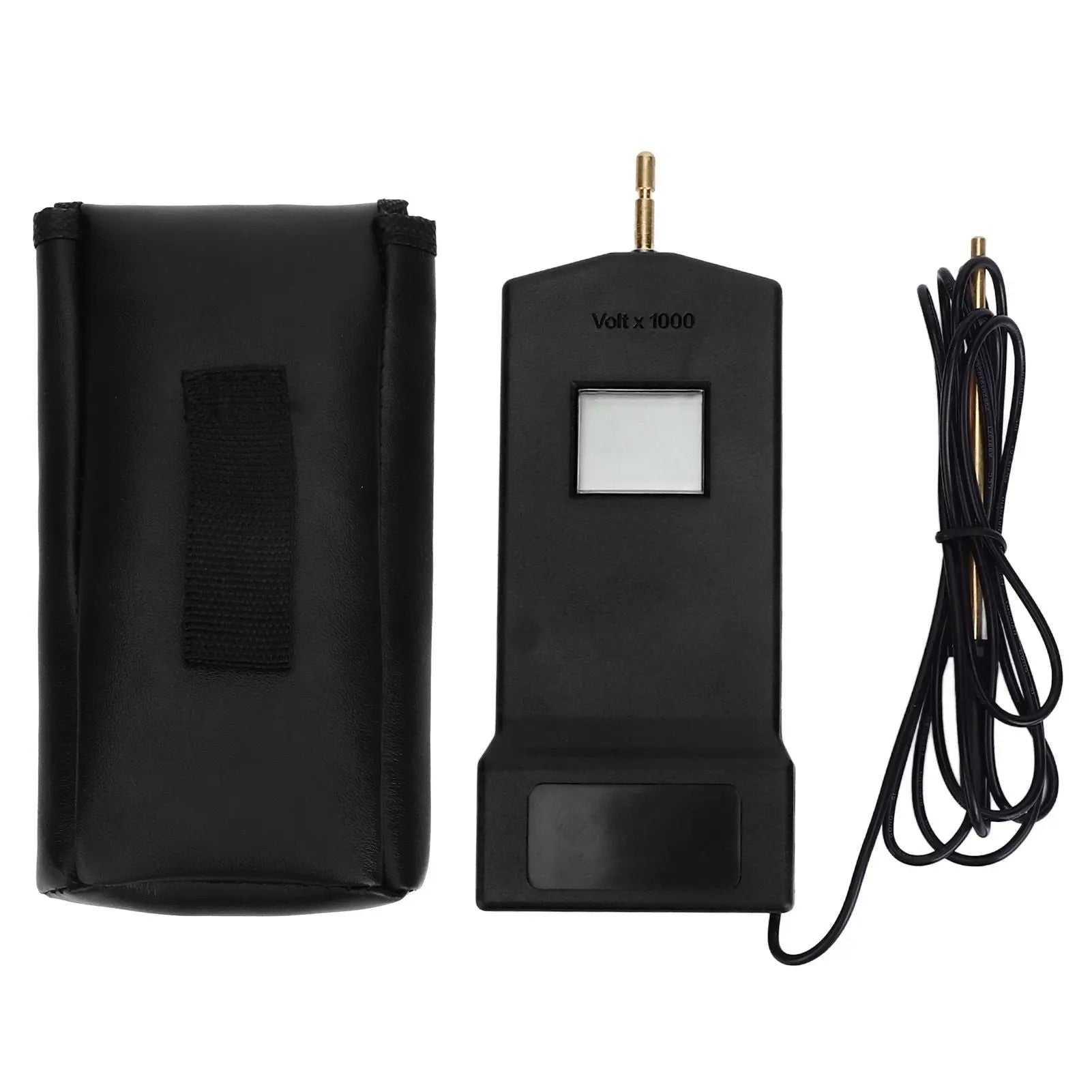 Fence Voltage Tester Portable Electric Fence Fault Finder 15KV LCD Screen for Livestock Farms MLD-004 Black Wholesale Hub