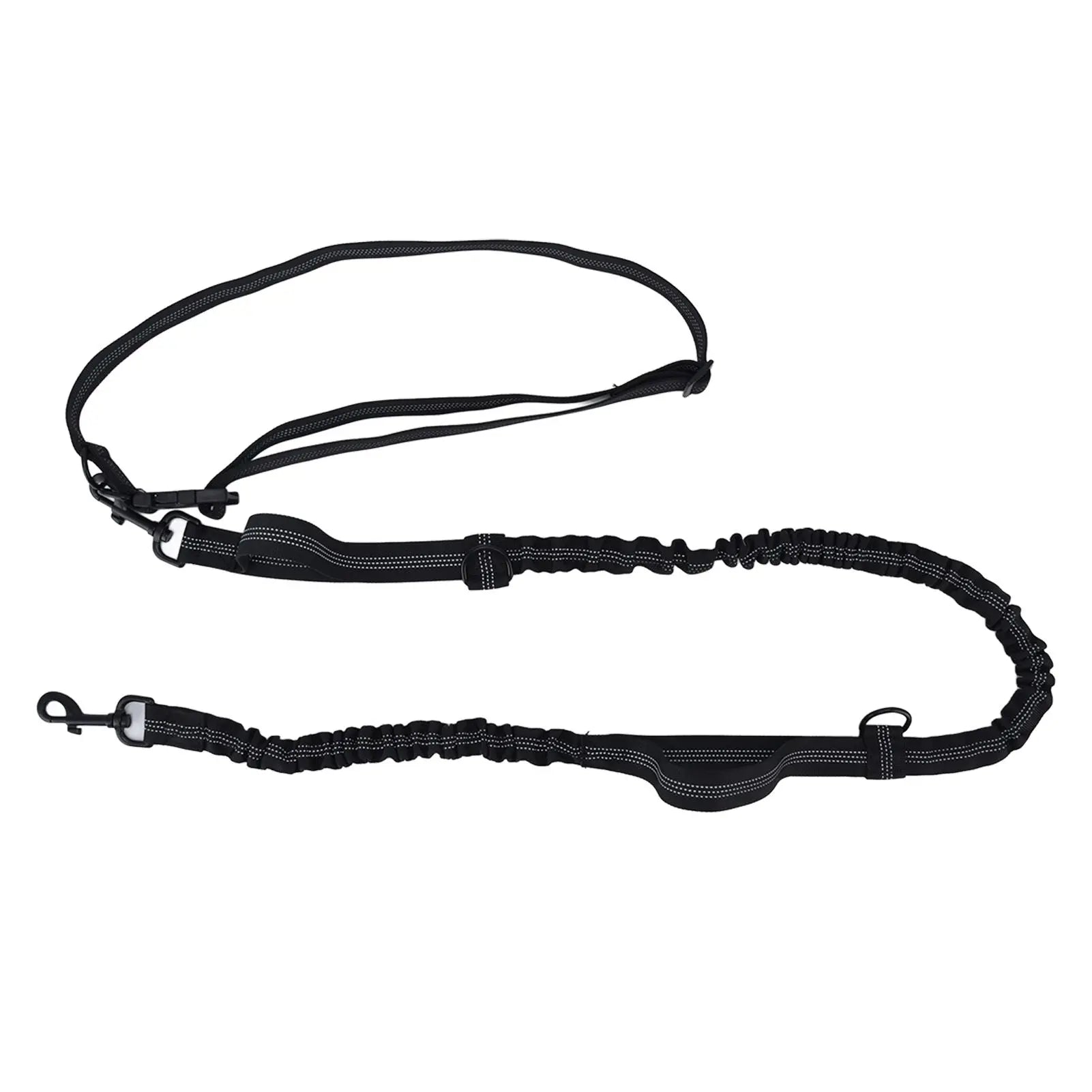 Pet Leash Reflective Retractable Portable Adjustable Dog Traction Rope for Pets Dogs Black Wholesale Hub