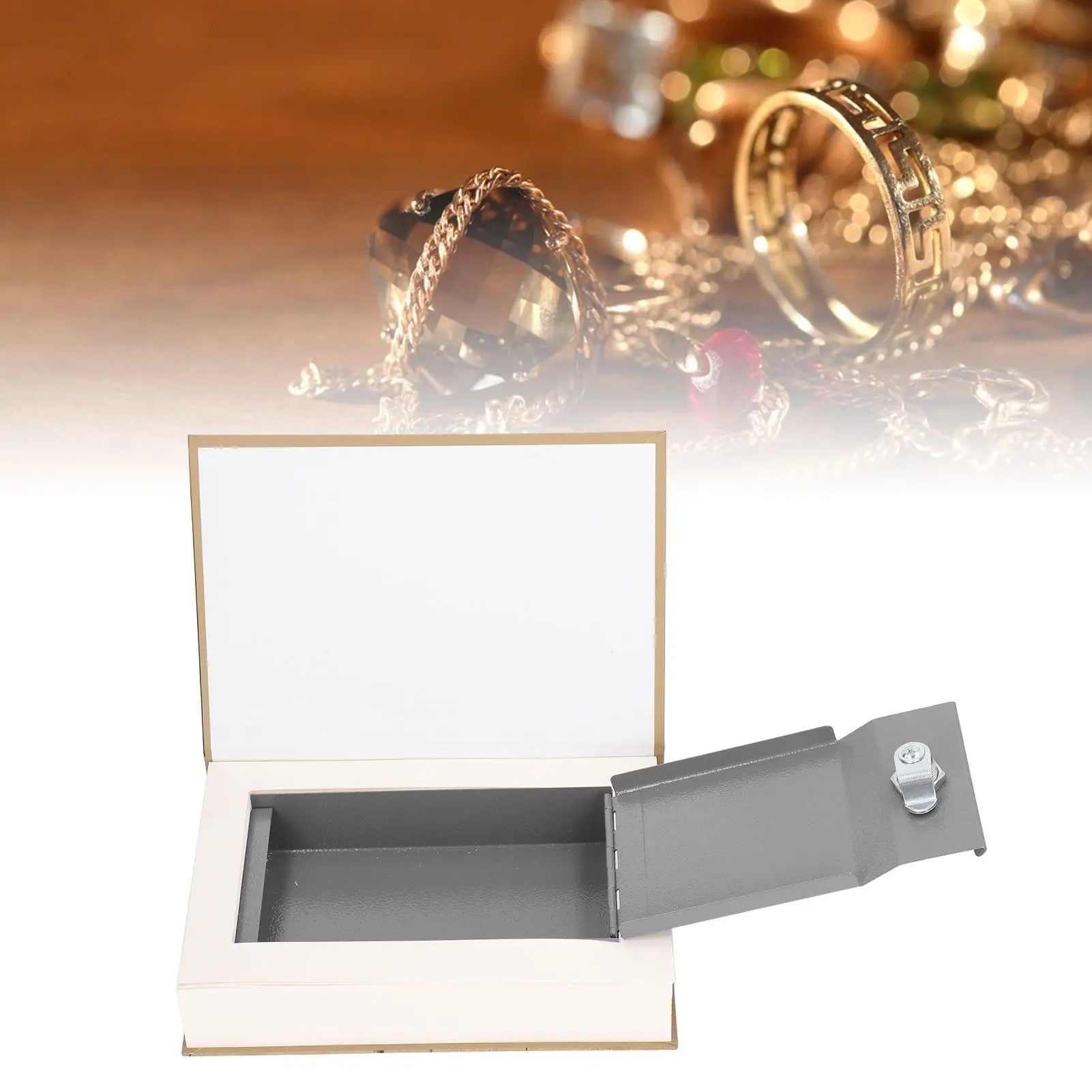 Diversion Book Safe Simulation Sturdy Book Safe Storage Box with Key for Home Travel Wholesale Hub