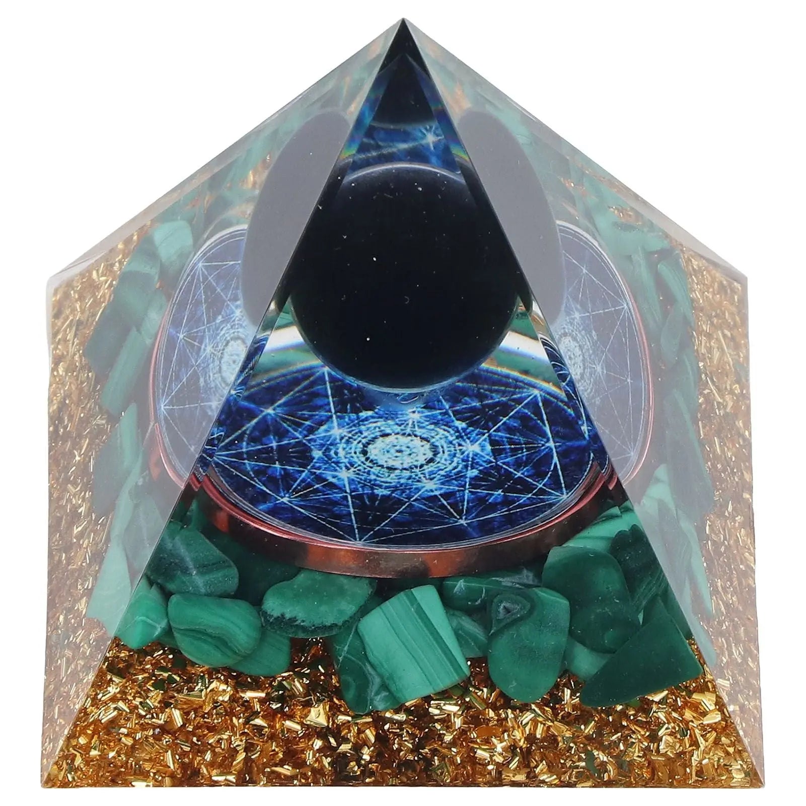 Orgone Pyramid Exquisite Healing Energized Gemstones Pyramids for Home Offices Bedroom Wholesale Hub