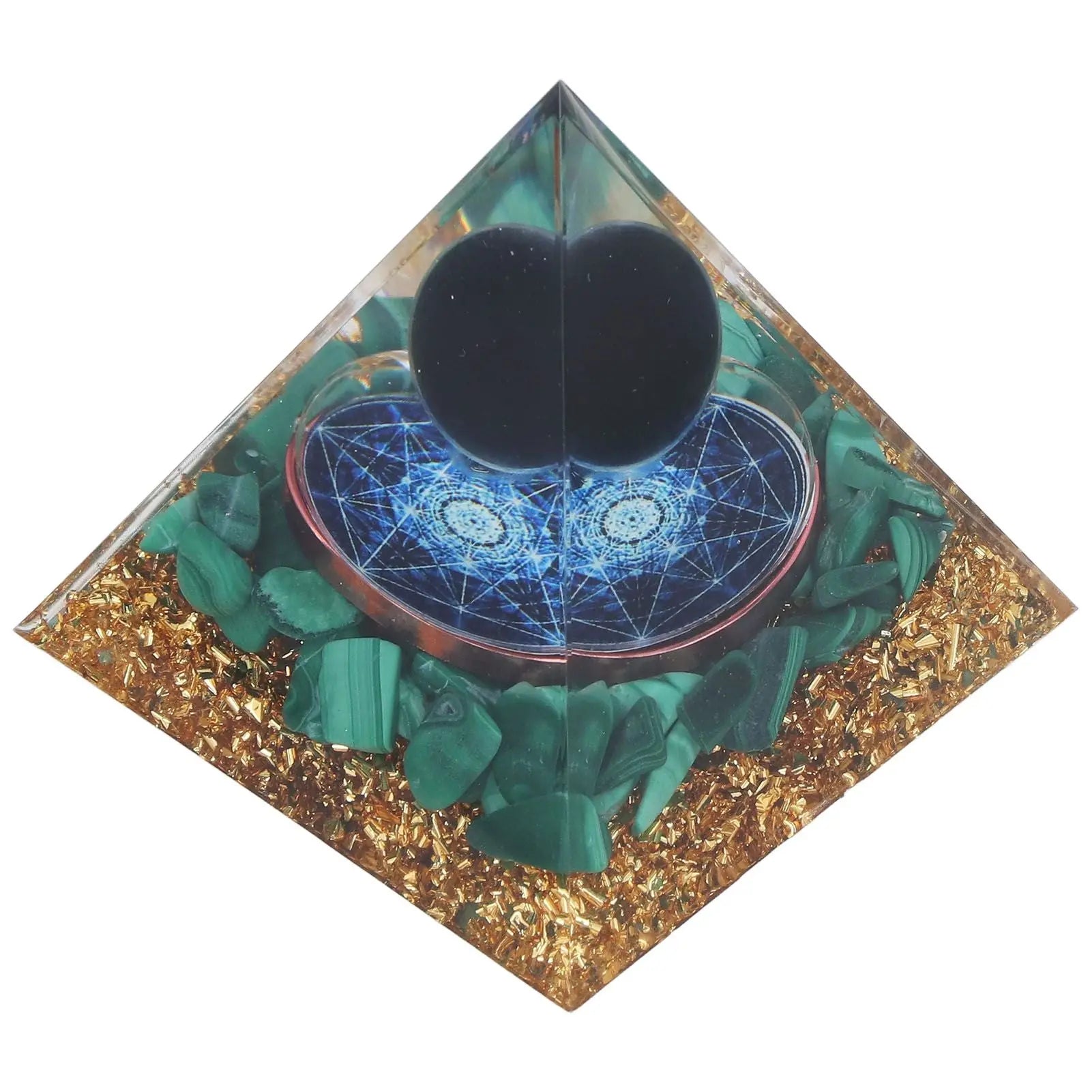 Orgone Pyramid Exquisite Healing Energized Gemstones Pyramids for Home Offices Bedroom Wholesale Hub