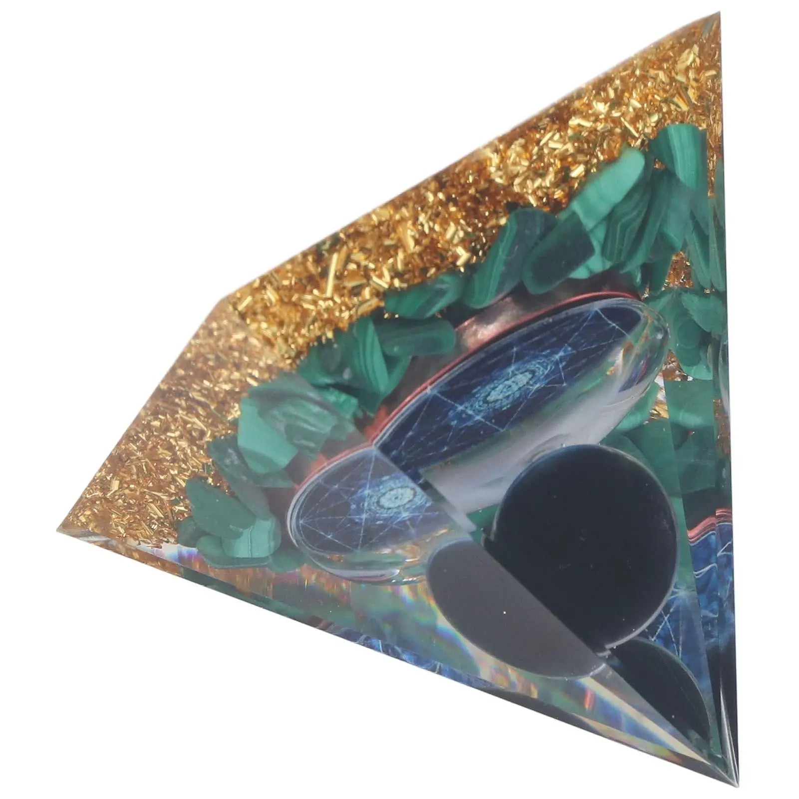 Orgone Pyramid Exquisite Healing Energized Gemstones Pyramids for Home Offices Bedroom Wholesale Hub