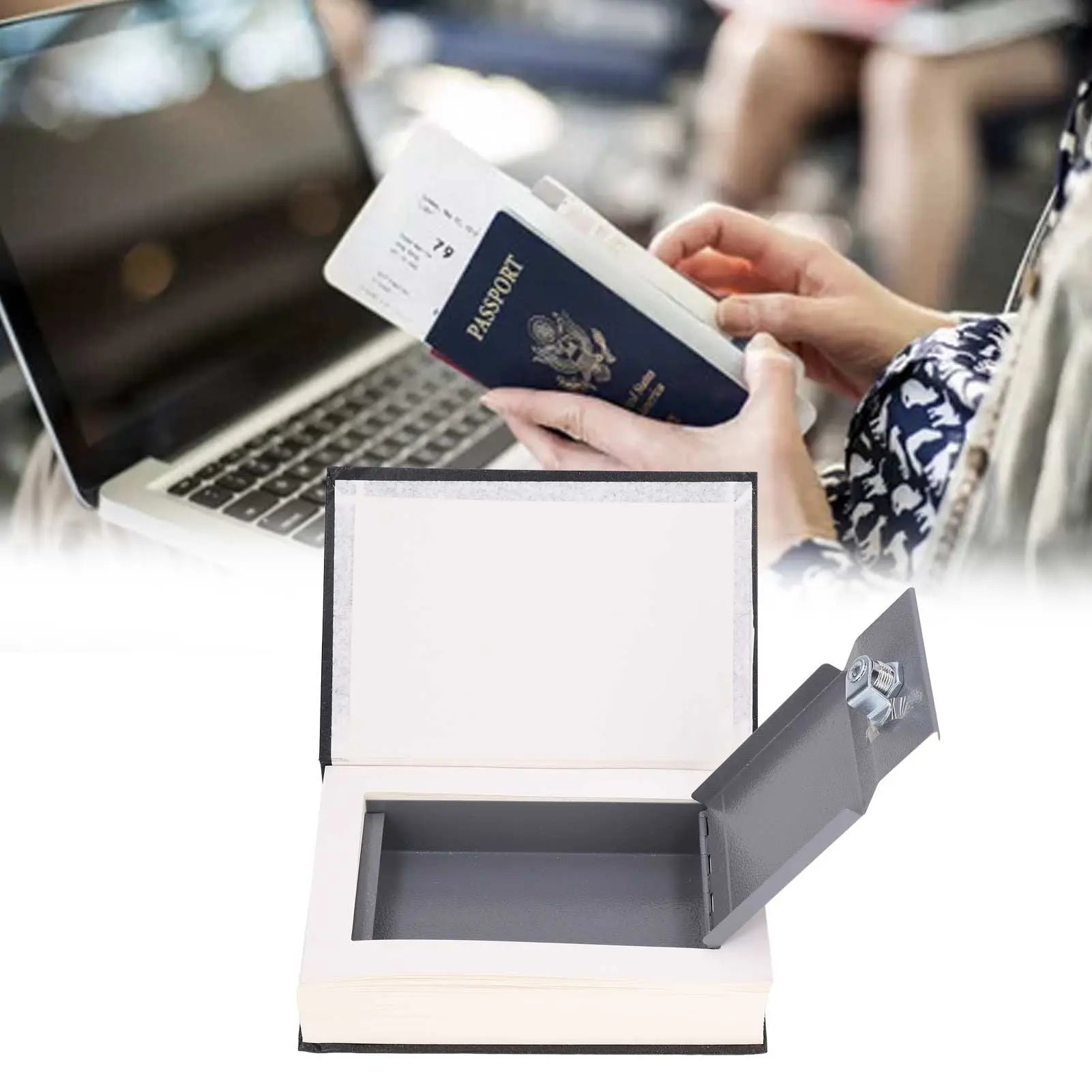 Diversion Book Safe High Safety Simulation Book Safe Deposit Box with 2 Keys for School Home TravellingB Wholesale Hub