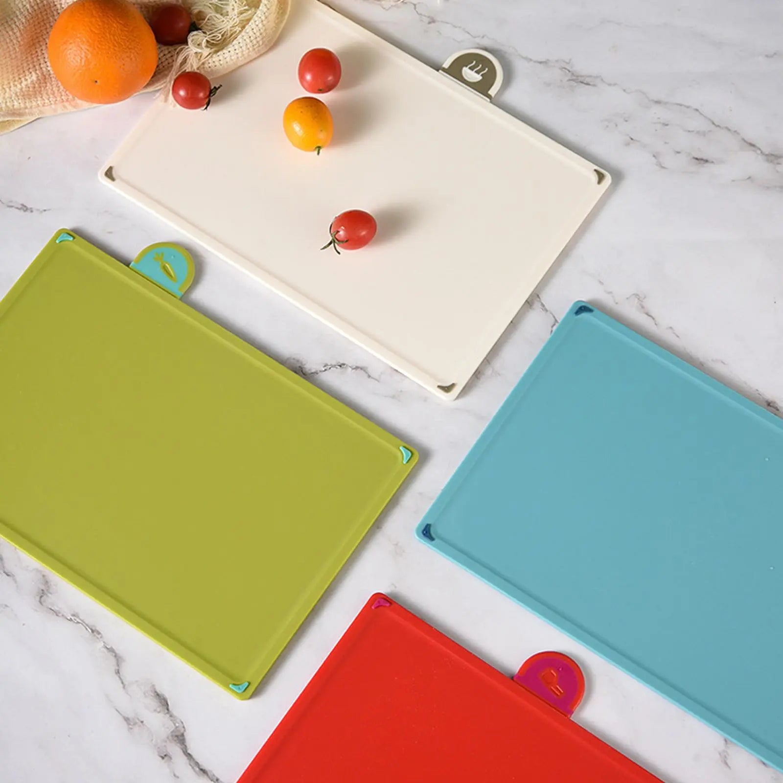 4 Pcs Creative Complementary Food Special Wheat Straw Cutting Board PP Plastic Cutting Board Cutting Board Wholesale Hub