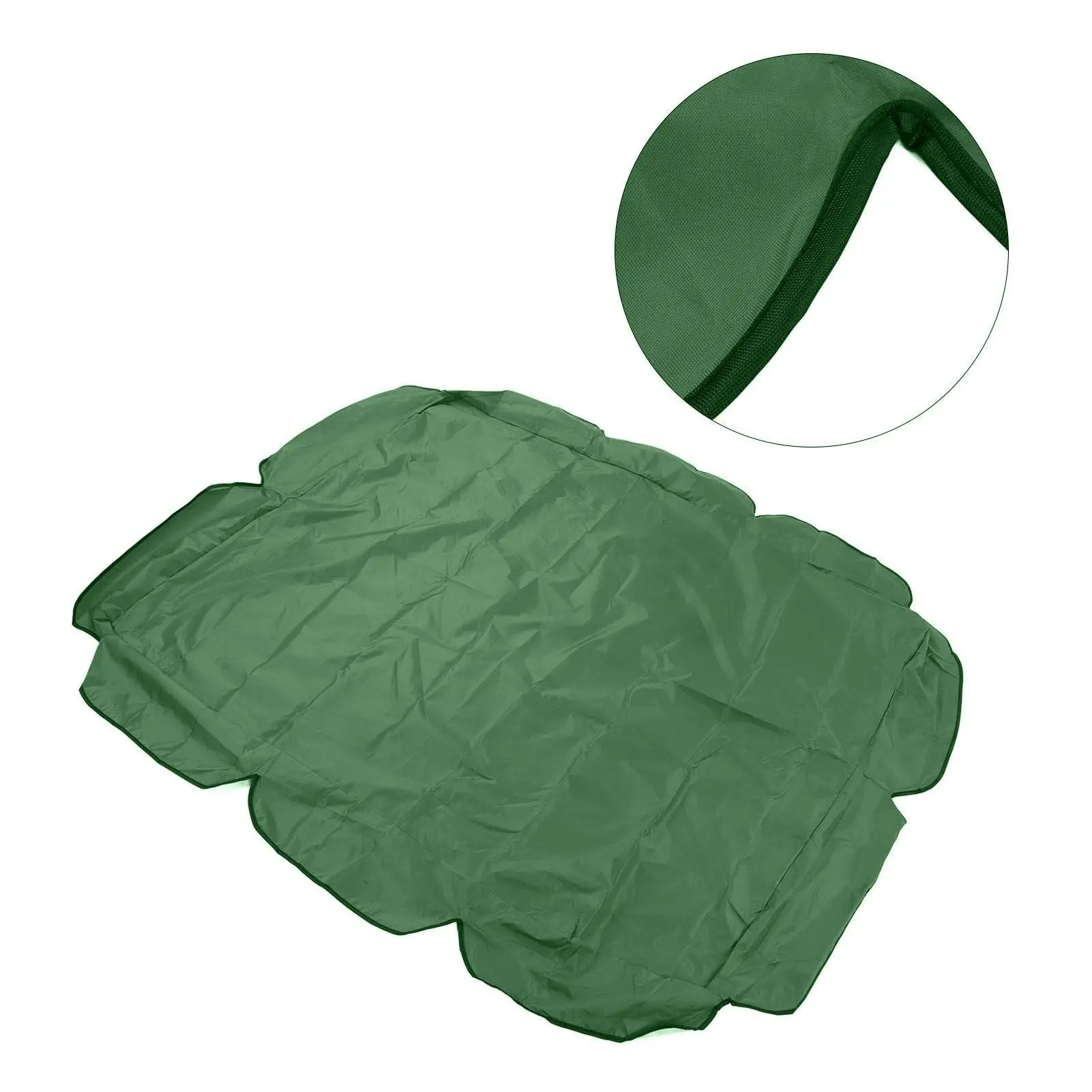 Swing Canopy 210D Silver Coated Oxford Waterproof UV Proof for Outdoor Patio Yard Chair 142x120x18cm Dark Green Wholesale Hub