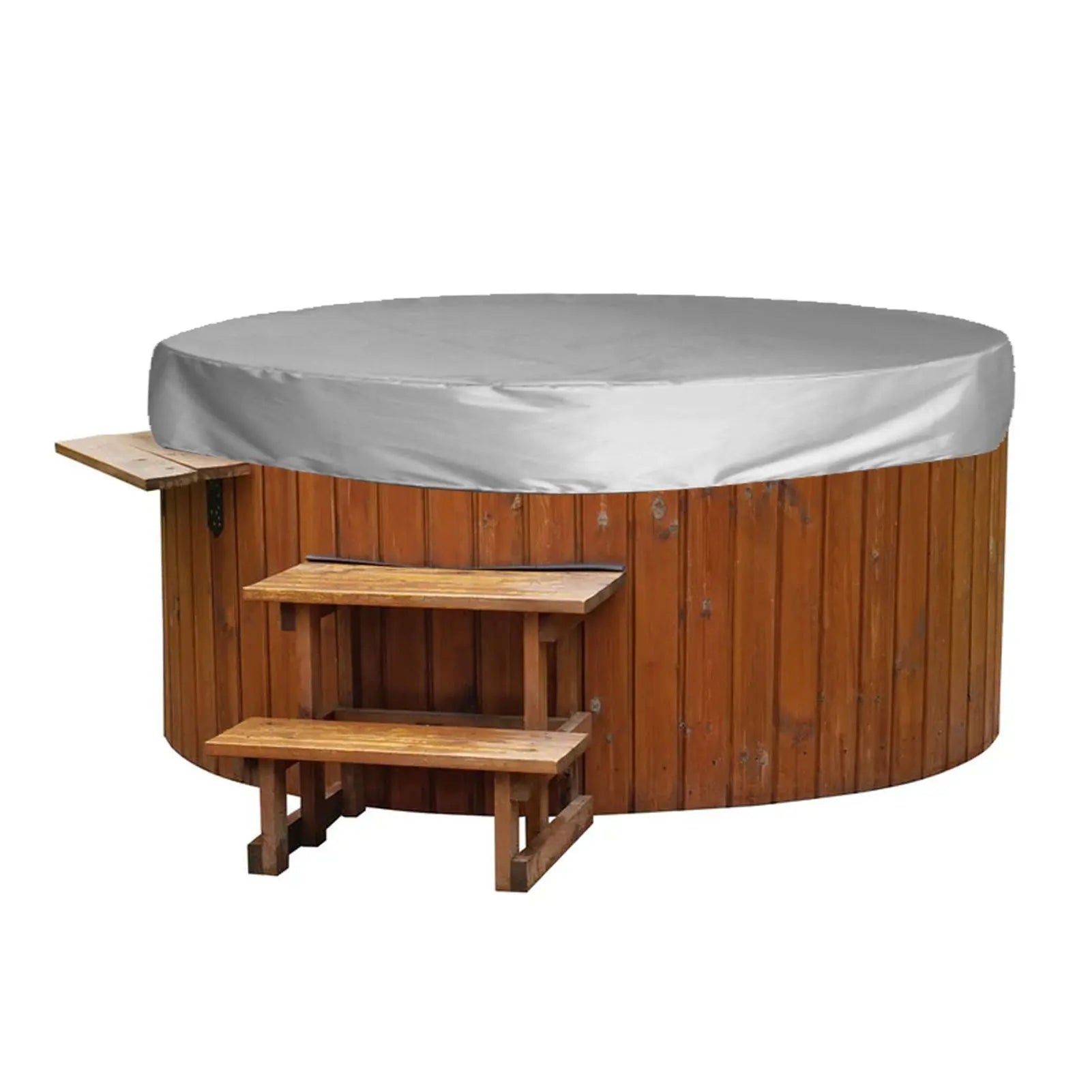Outdoor Furniture Dust Covers Round Bathtub Cover 190 Silver Polyester Taffeta Hot Tub Waterproof Cover 210x30cm Grey Wholesale Hub