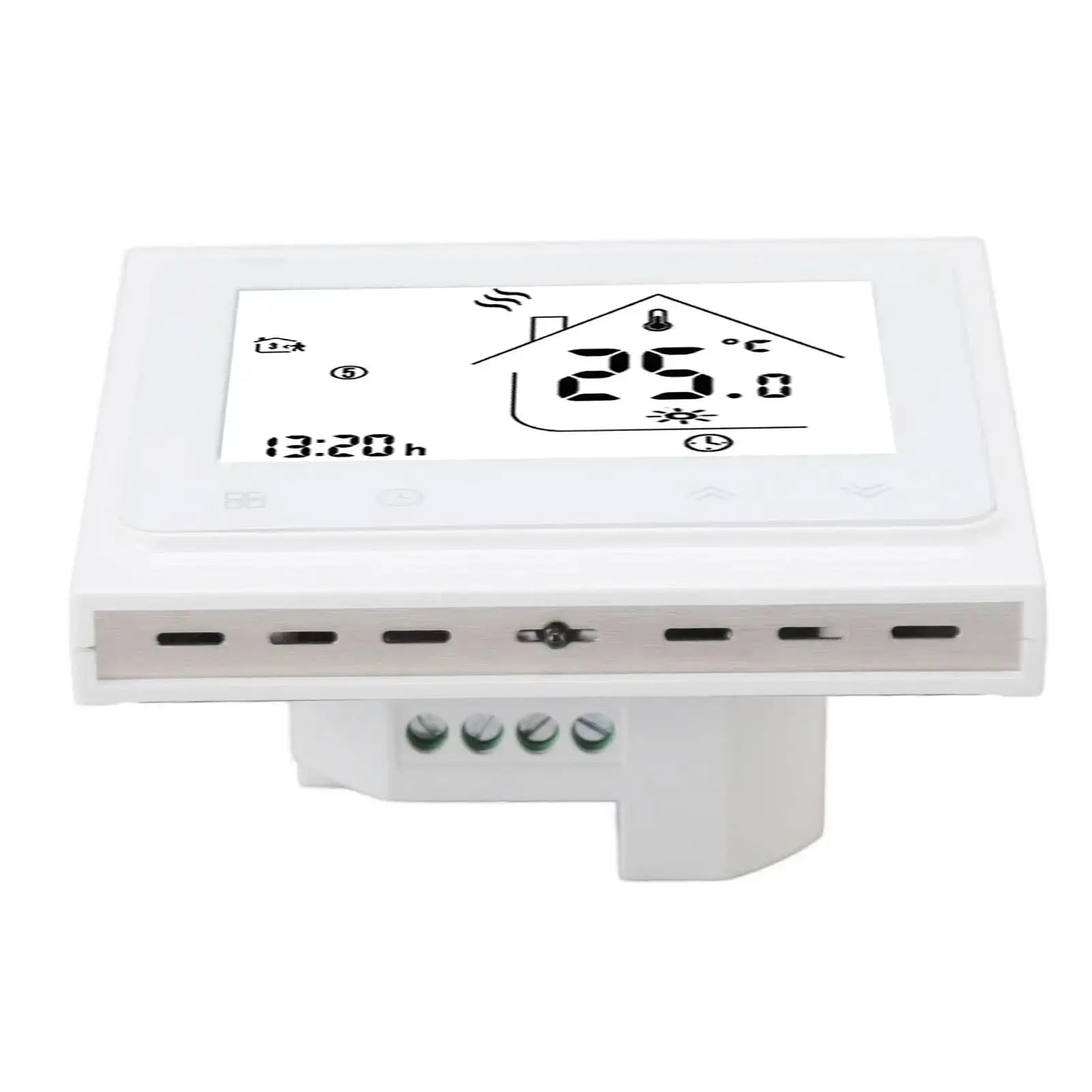 BHT 002GC Boiler Heating Programmable Thermostat Digital Touch Screen Thermostat with Large LCD Display Passive Output Temperature Controller 95‑240V Wholesale Hub