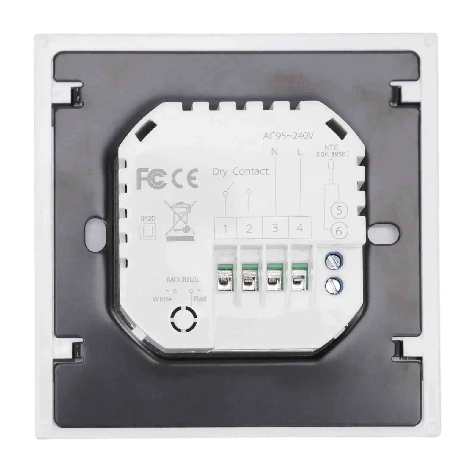 BHT 002GC Boiler Heating Programmable Thermostat Digital Touch Screen Thermostat with Large LCD Display Passive Output Temperature Controller 95‑240V Wholesale Hub