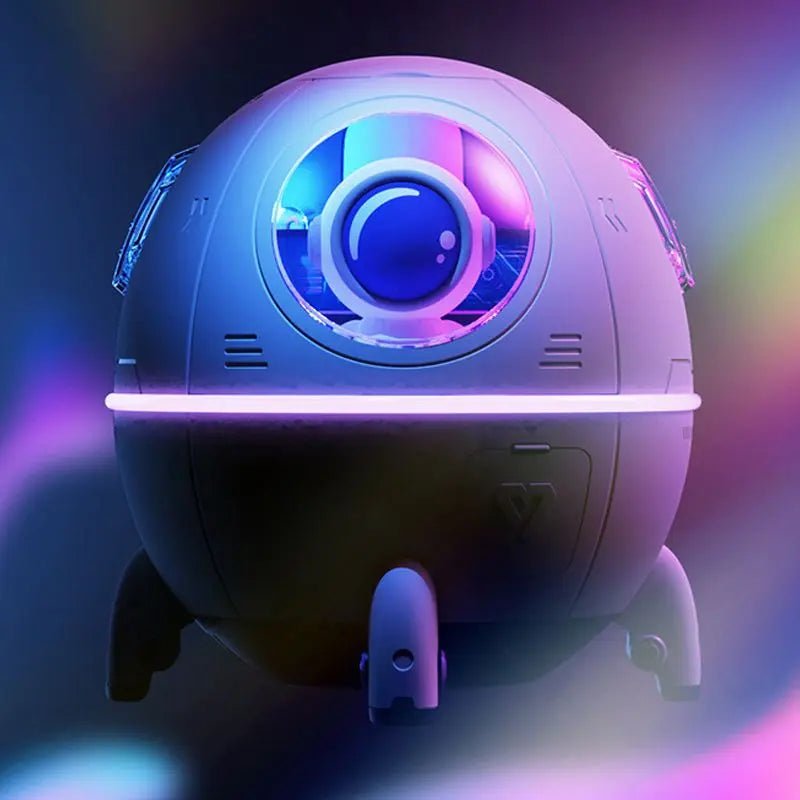 Humidifier with Colorful Night Light Aroma Essential Oil Diffuser Space Capsule Large Mist Mini Humidifiers for Bedroom Office Pink USB Wholesale Hub