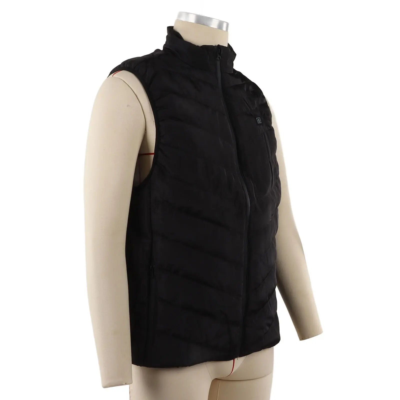 Heated Jacket Unisex 3 Gears Four Zones Heating Polyester Fiber Electric Thermal Vest for Outdoor Winter XL Wholesale Hub