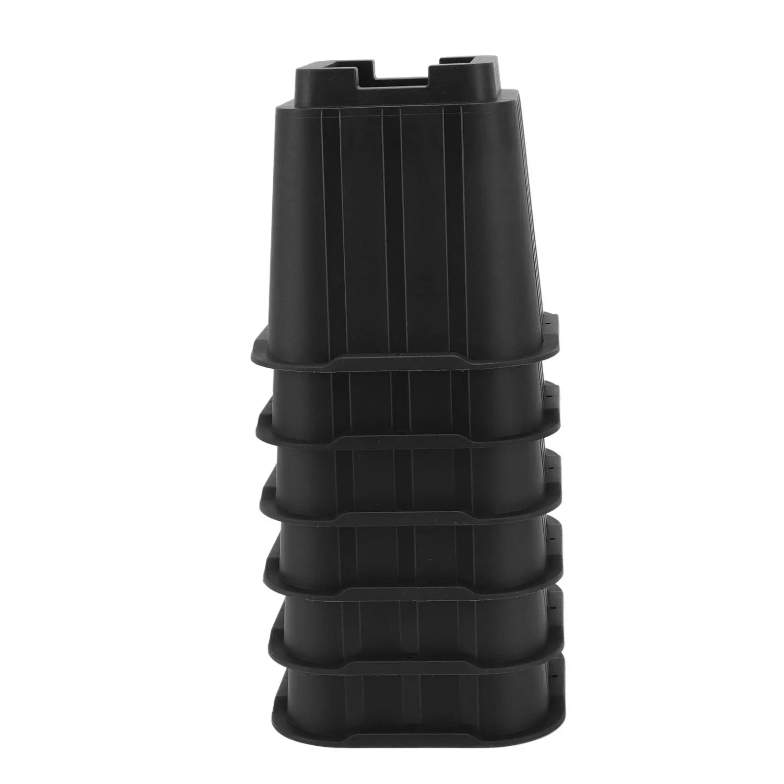 6Pcs Furniture Risers Multifunction 5in Height Black Plastic Furniture Leg Extender for Office Home Sofa Wholesale Hub