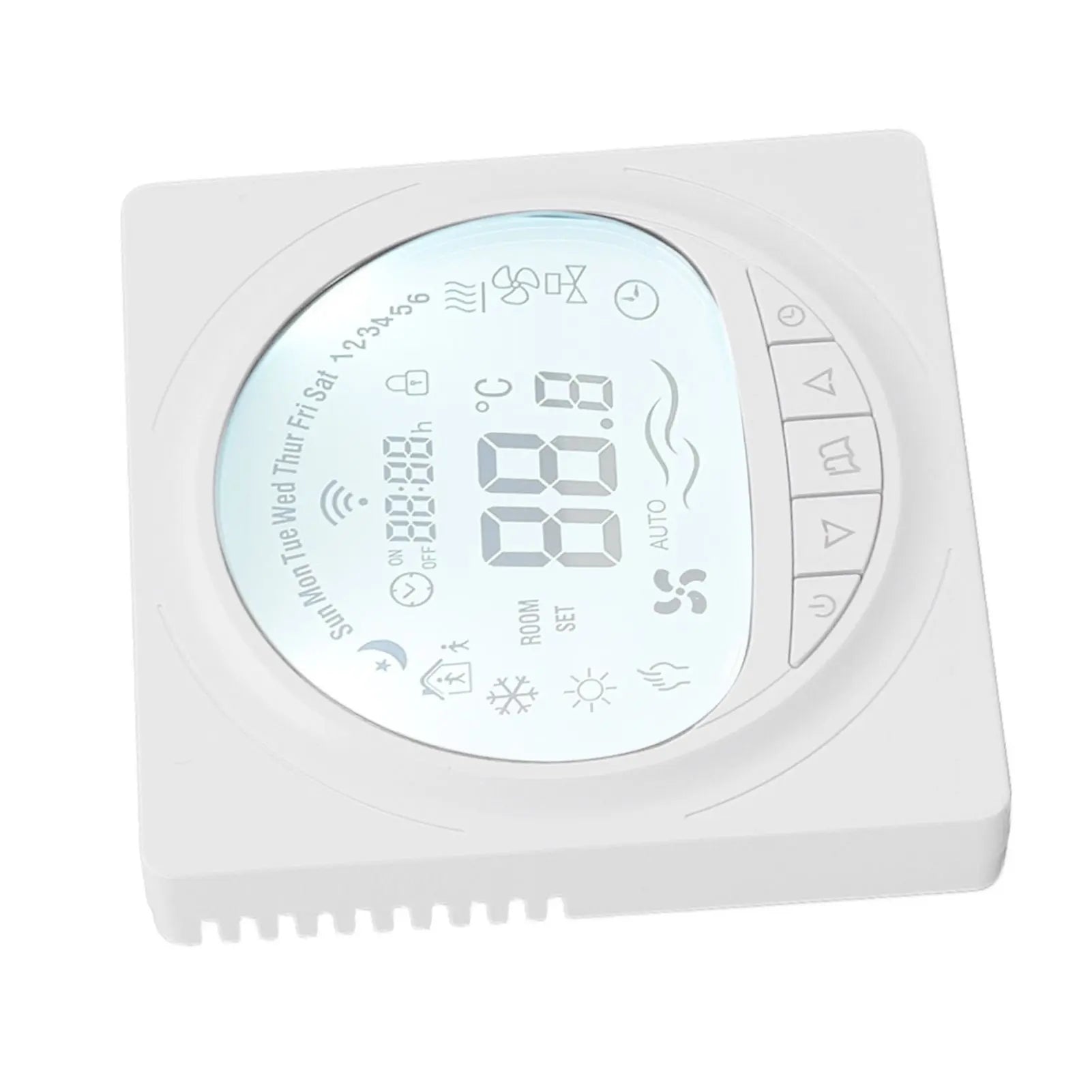 Floor Heating Thermostat Programmable Large LCD Display Plumbing Temperature Controller with 485 Communication 220V Wholesale Hub