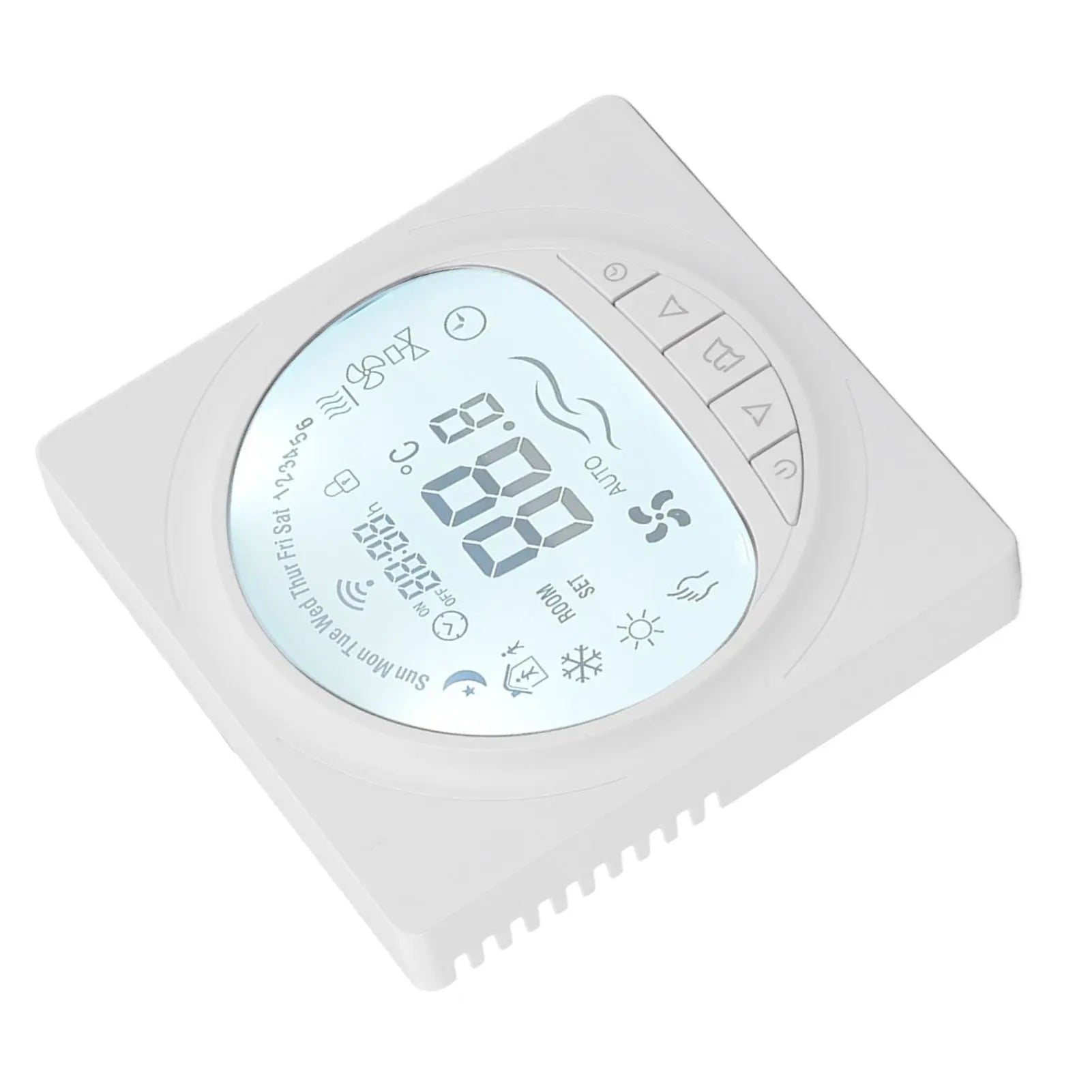 Floor Heating Thermostat Programmable Large LCD Display Plumbing Temperature Controller with 485 Communication 220V Wholesale Hub