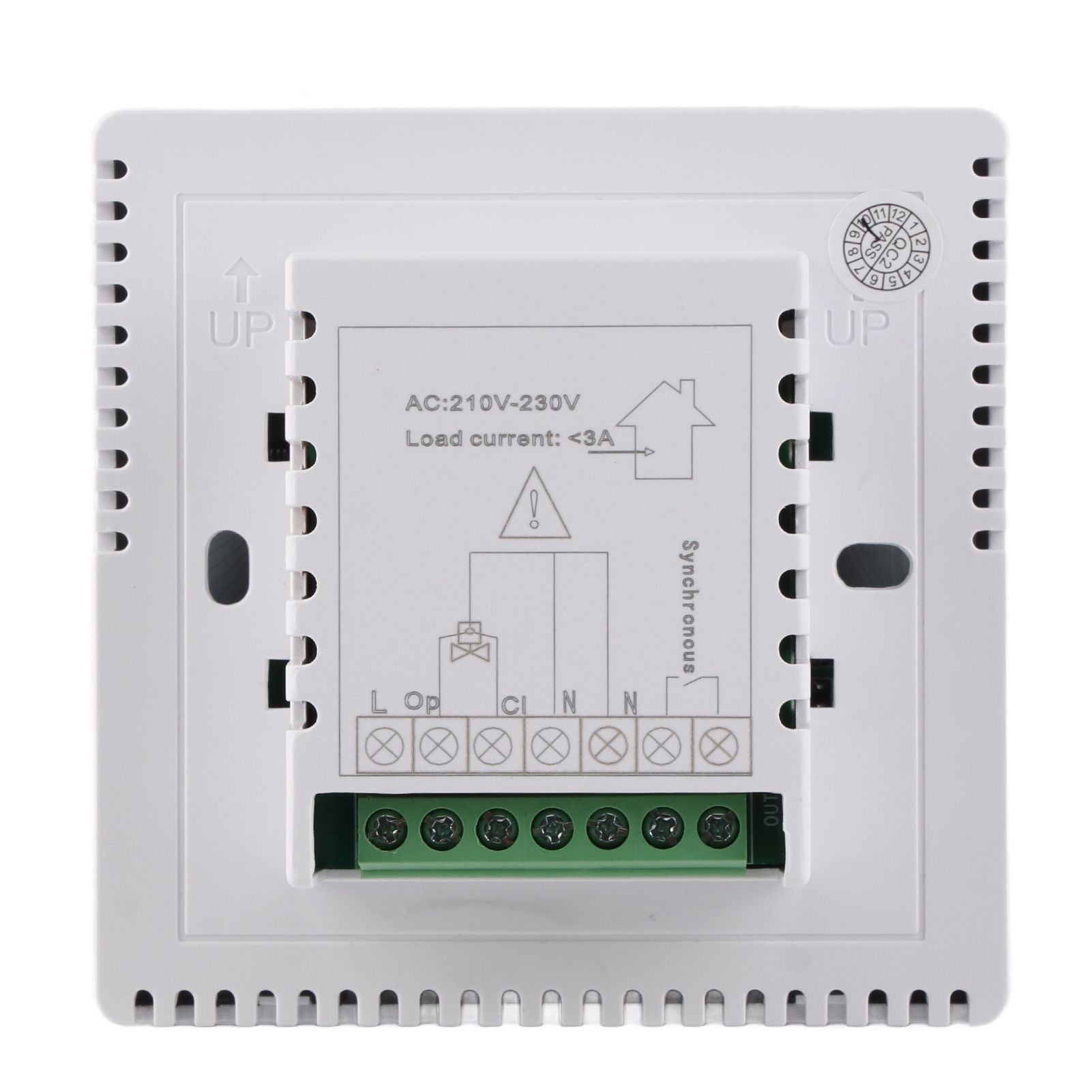 Floor Heating Thermostat Programmable Large LCD Display Plumbing Temperature Controller with 485 Communication 220V Wholesale Hub