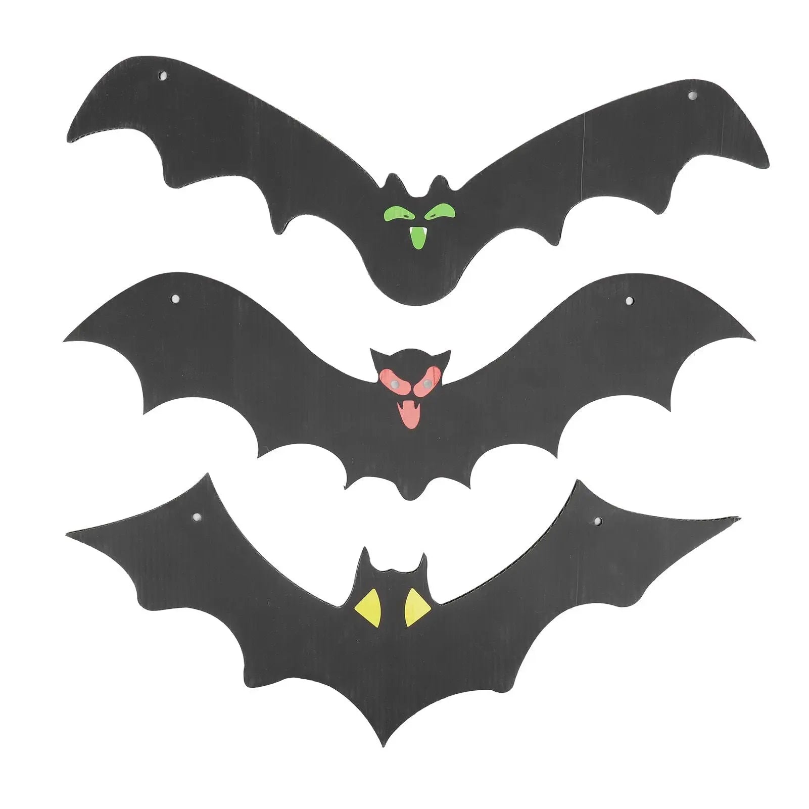 9 PCS Hanging Bats Decoration Courtyard Halloween Party Festival Flying Bats Hanging Ornaments Wholesale Hub