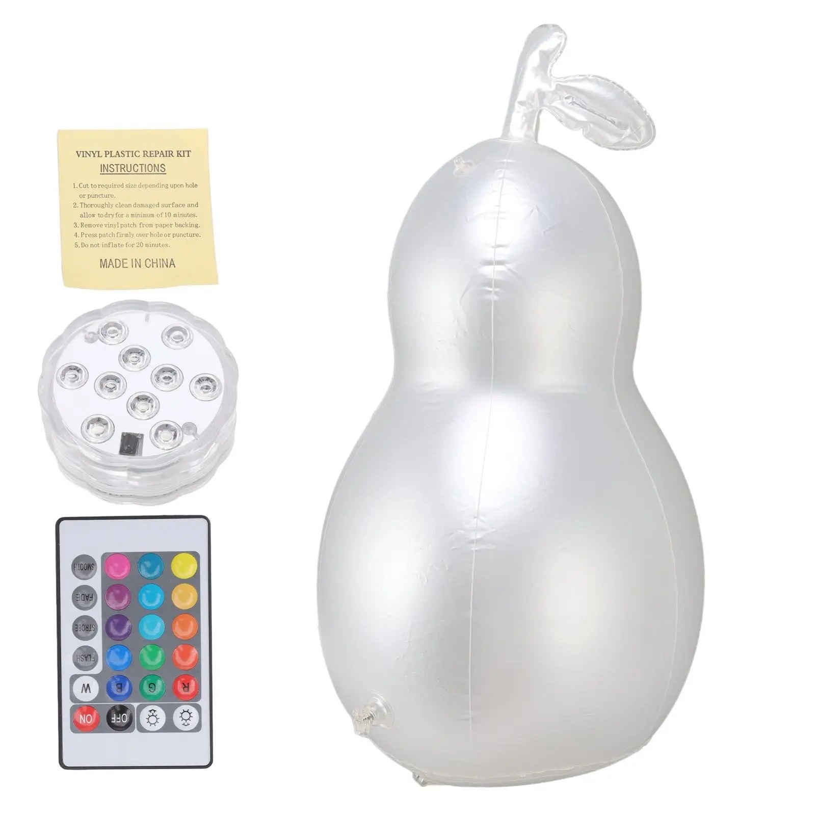 Inflatable Glowing Ball Avocado Shaped Waterproof Remote Control Light Up Ball for Party Wholesale Hub