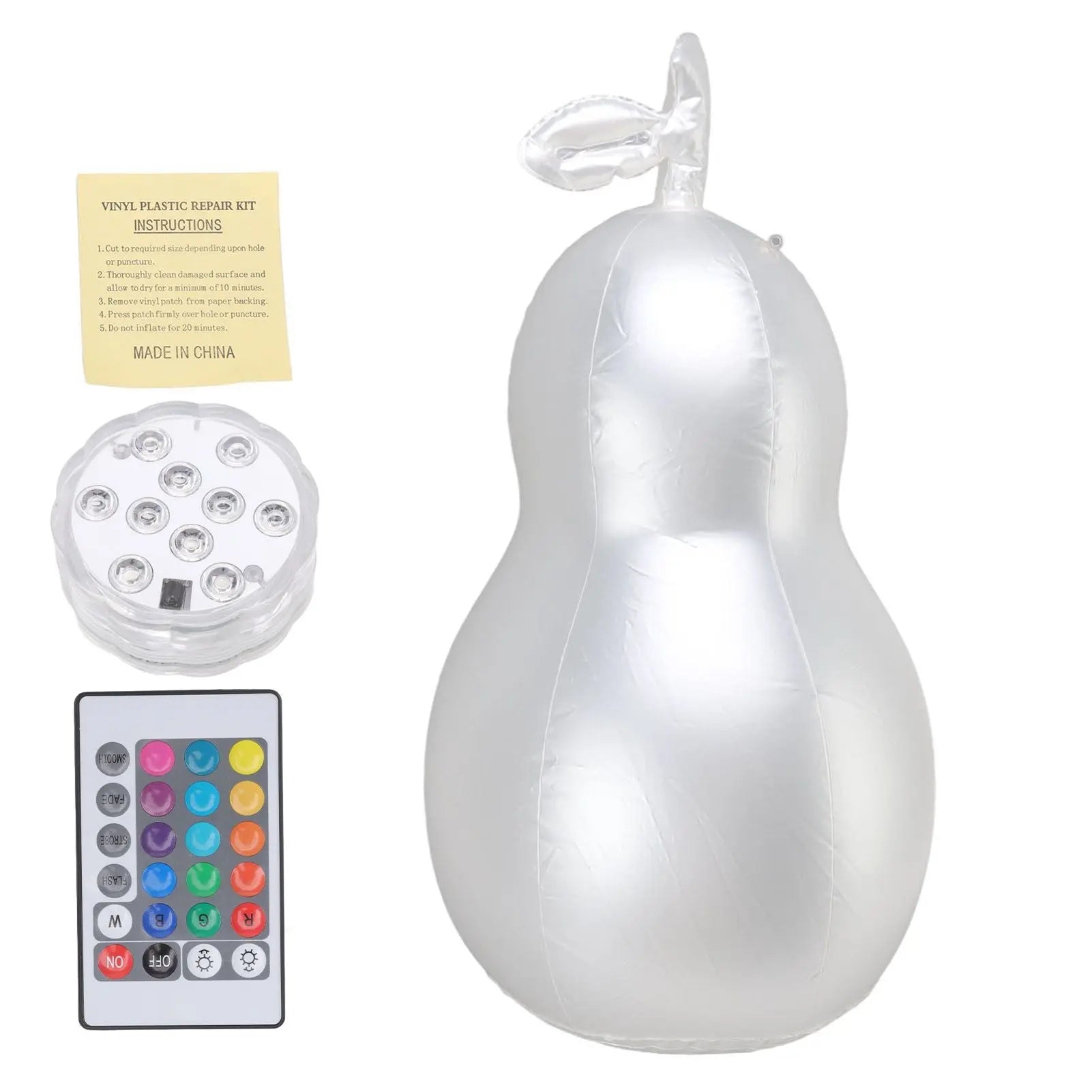 Inflatable Glowing Ball Avocado Shaped Waterproof Remote Control Light Up Ball for Party Wholesale Hub